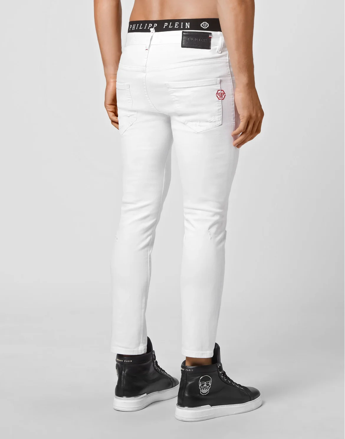 Denim Trousers Straight Cut, цвет: Белый