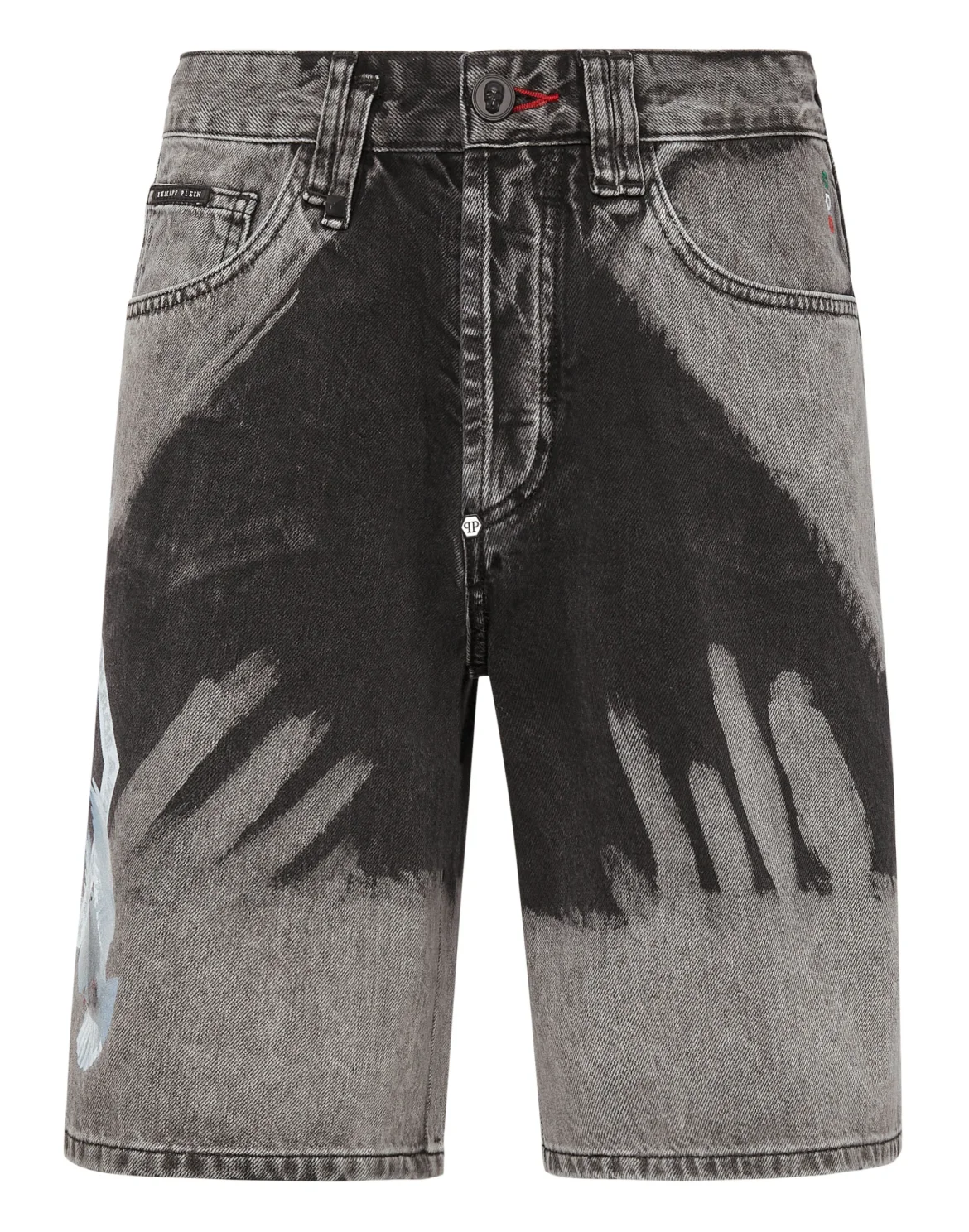 Denim Capri Shorts Bleached, цвет: Белый