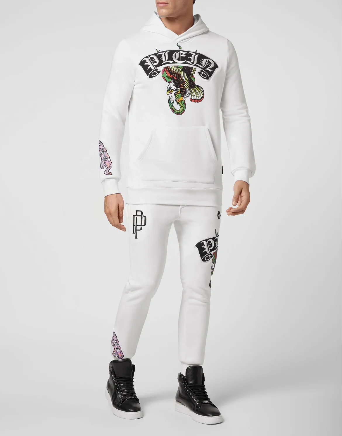 Hoodie sweatshirt Stones  Gothic Plein, цвет: Белый