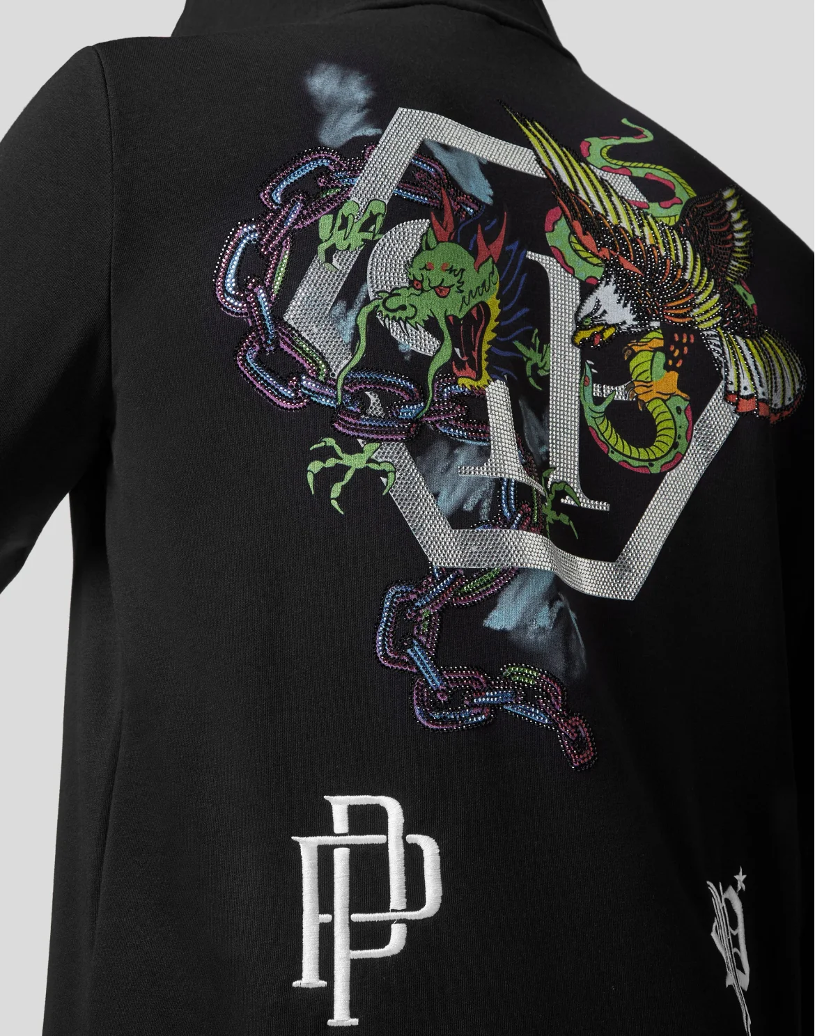 Hoodie sweatshirt Stones  Gothic Plein, цвет: Черный