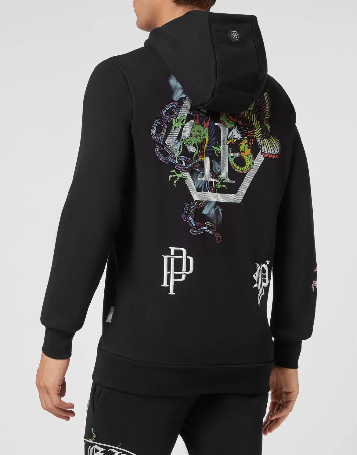 Hoodie sweatshirt Stones  Gothic Plein, цвет: Черный