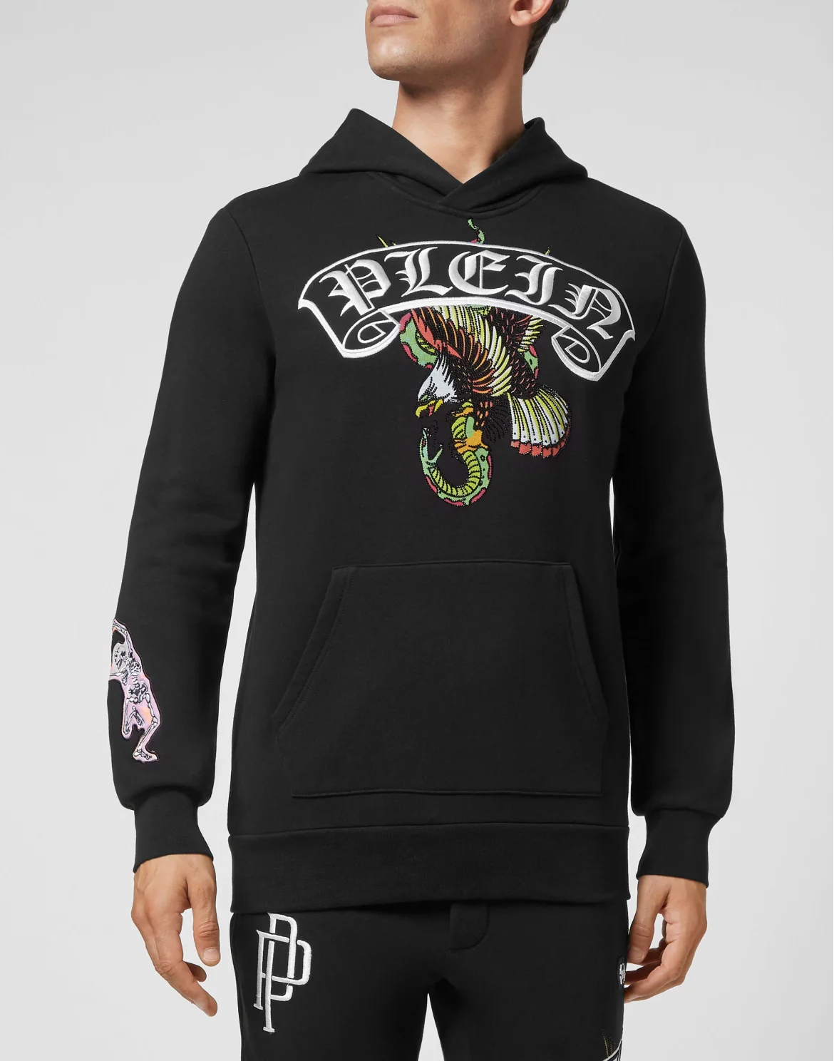 Hoodie sweatshirt Stones  Gothic Plein, цвет: Черный
