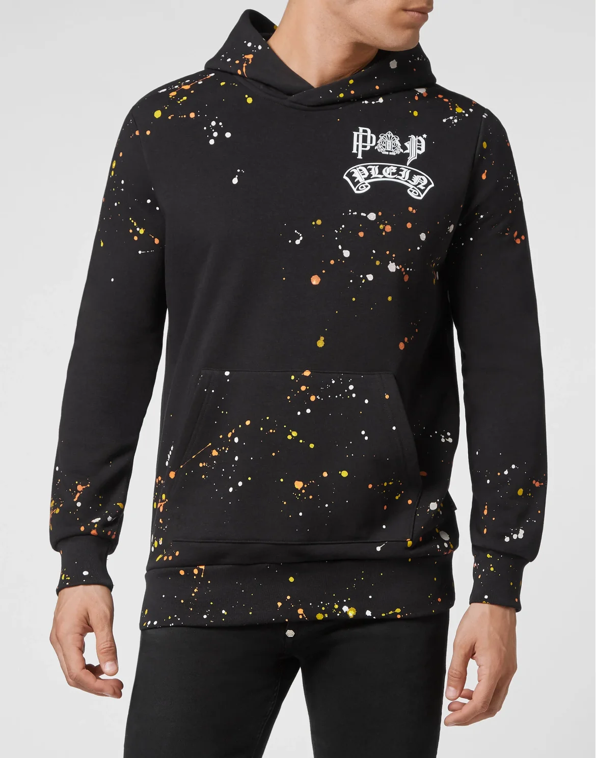 Hoodie sweatshirt Stones LA fingers, цвет: Черный