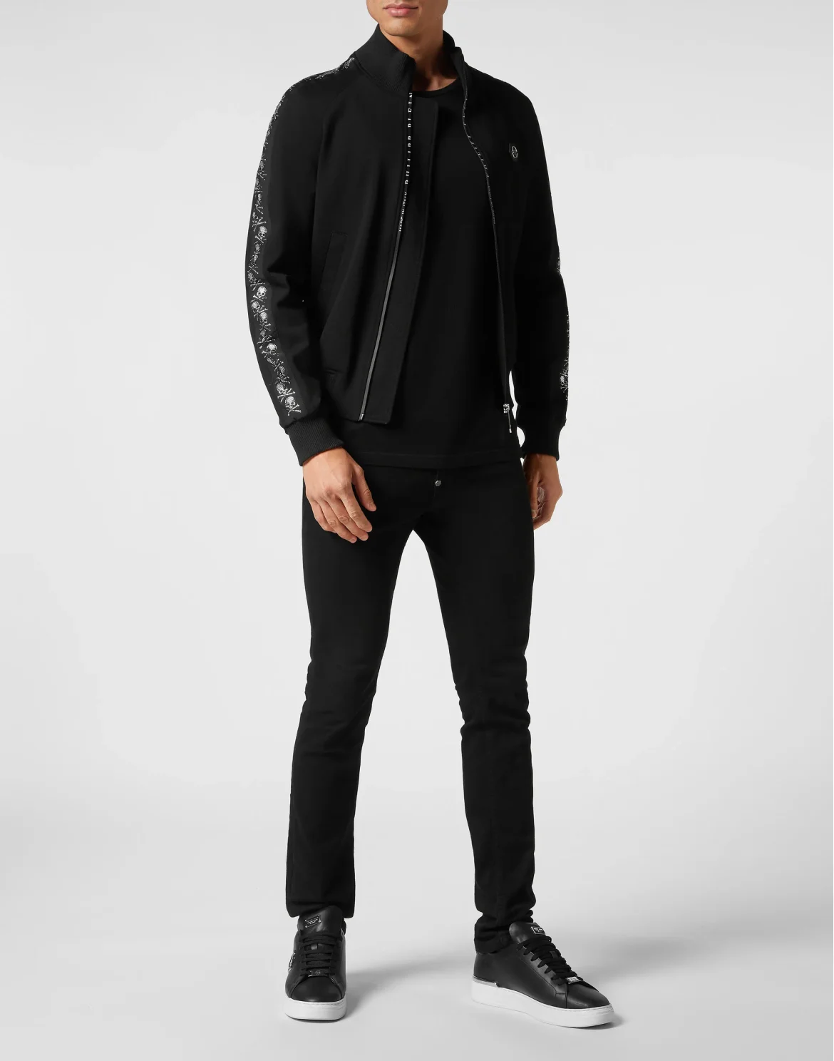 Jogging Jacket Skull strass, цвет: Черный
