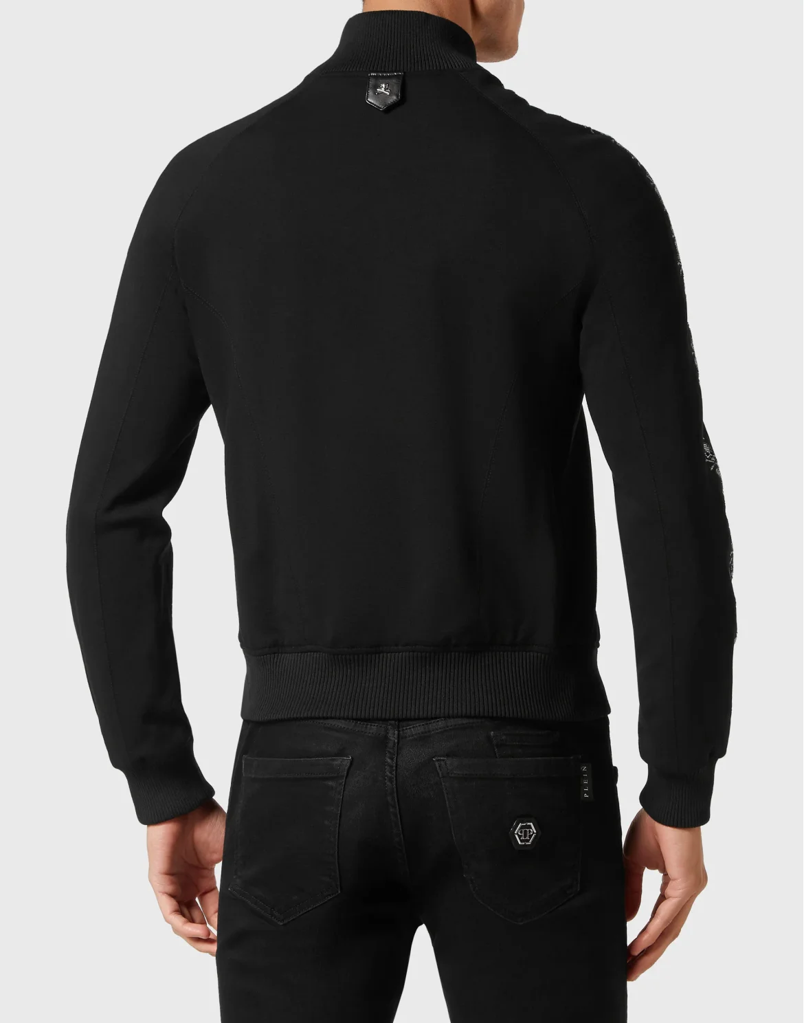 Jogging Jacket Skull strass, цвет: Черный