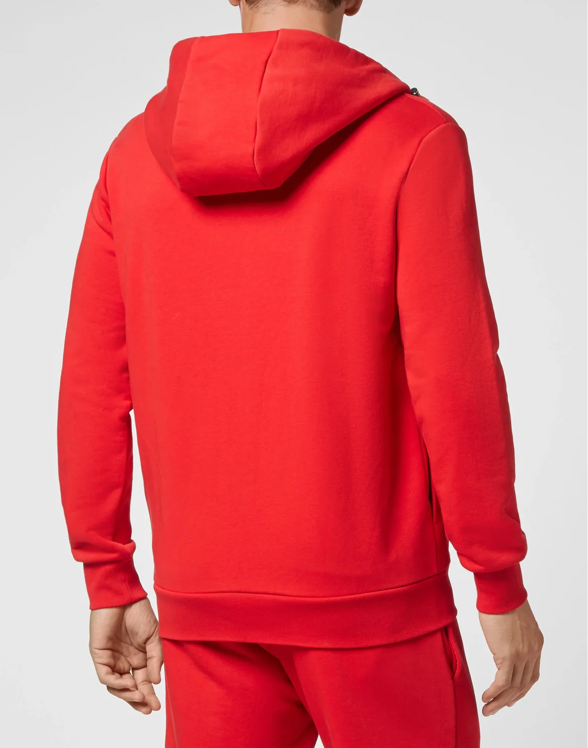 Hoodie Sweatjacket Full Zip Iconic Plein, цвет: Красный