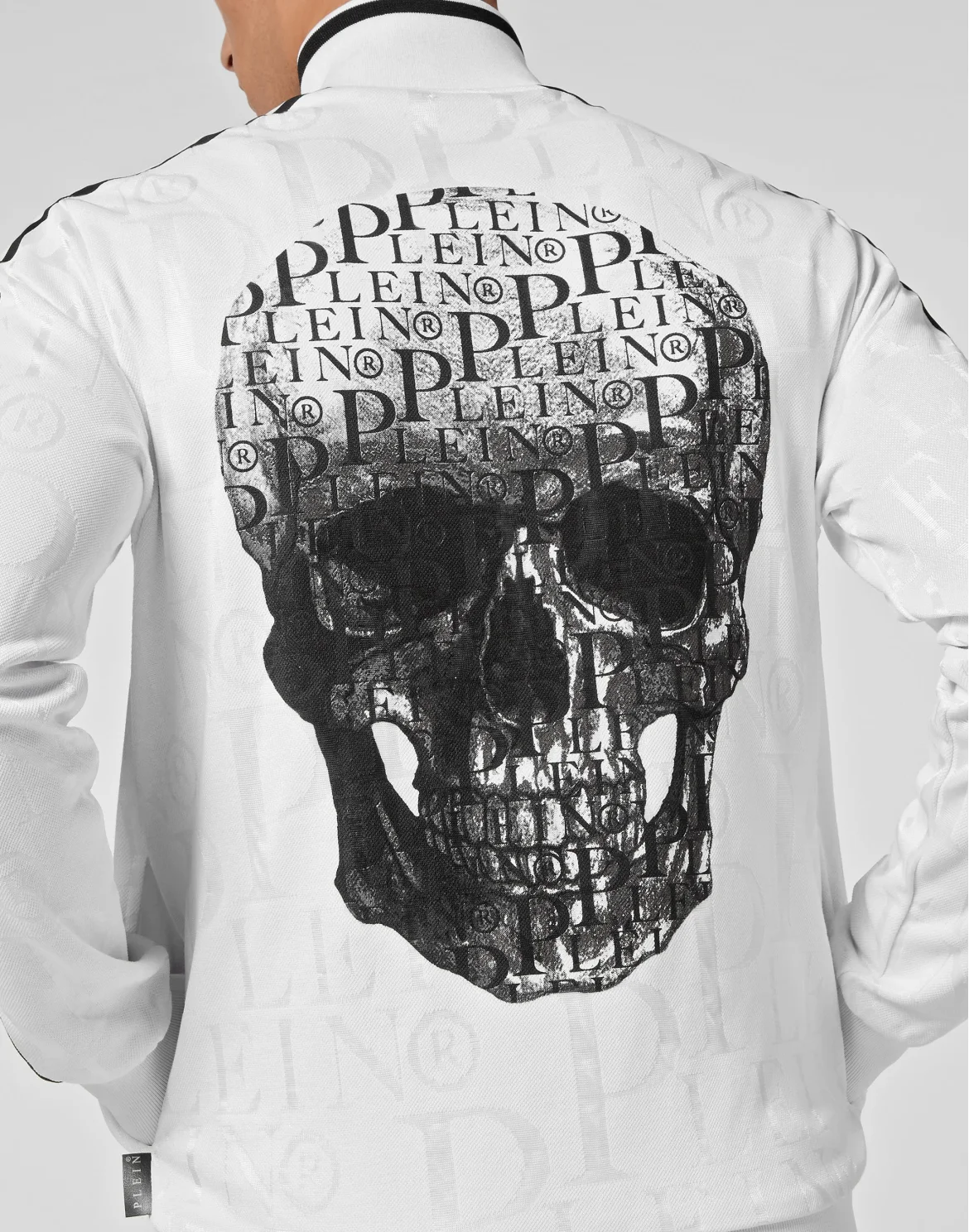 Top/Trousers Tracksuit Skull and Plein, цвет: Белый