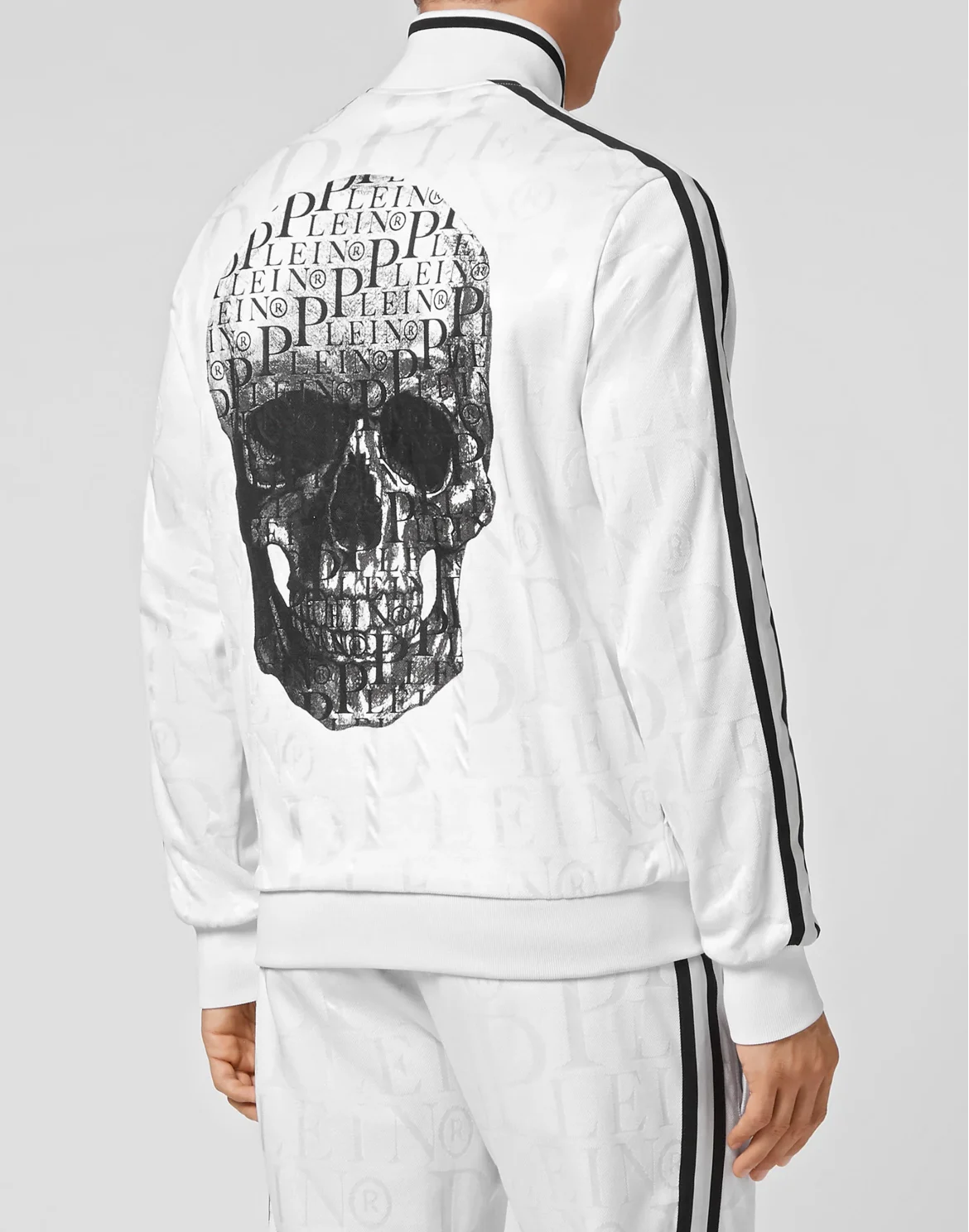 Top/Trousers Tracksuit Skull and Plein, цвет: Белый