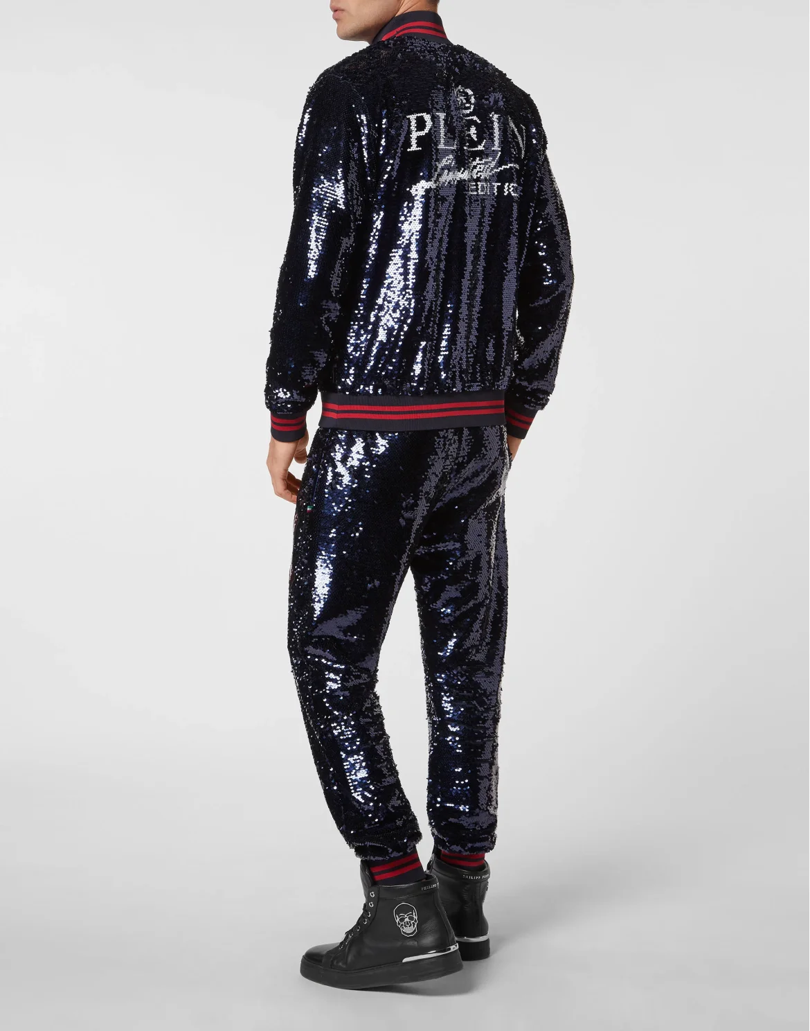 Tracksuit Top/Trousers Paillettes, цвет: Синий