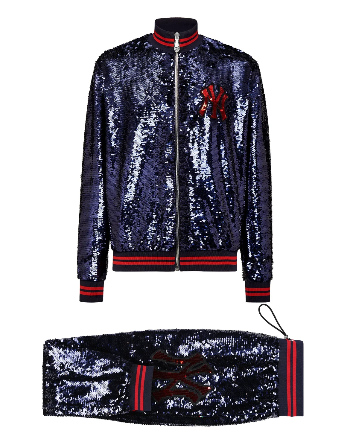 Tracksuit Top/Trousers Paillettes, цвет: Синий