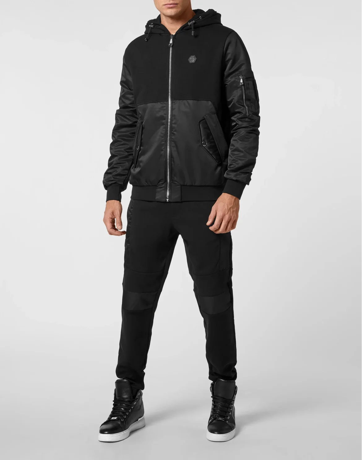 Tracksuit Top/Trousers Iconic Plein, цвет: Черный