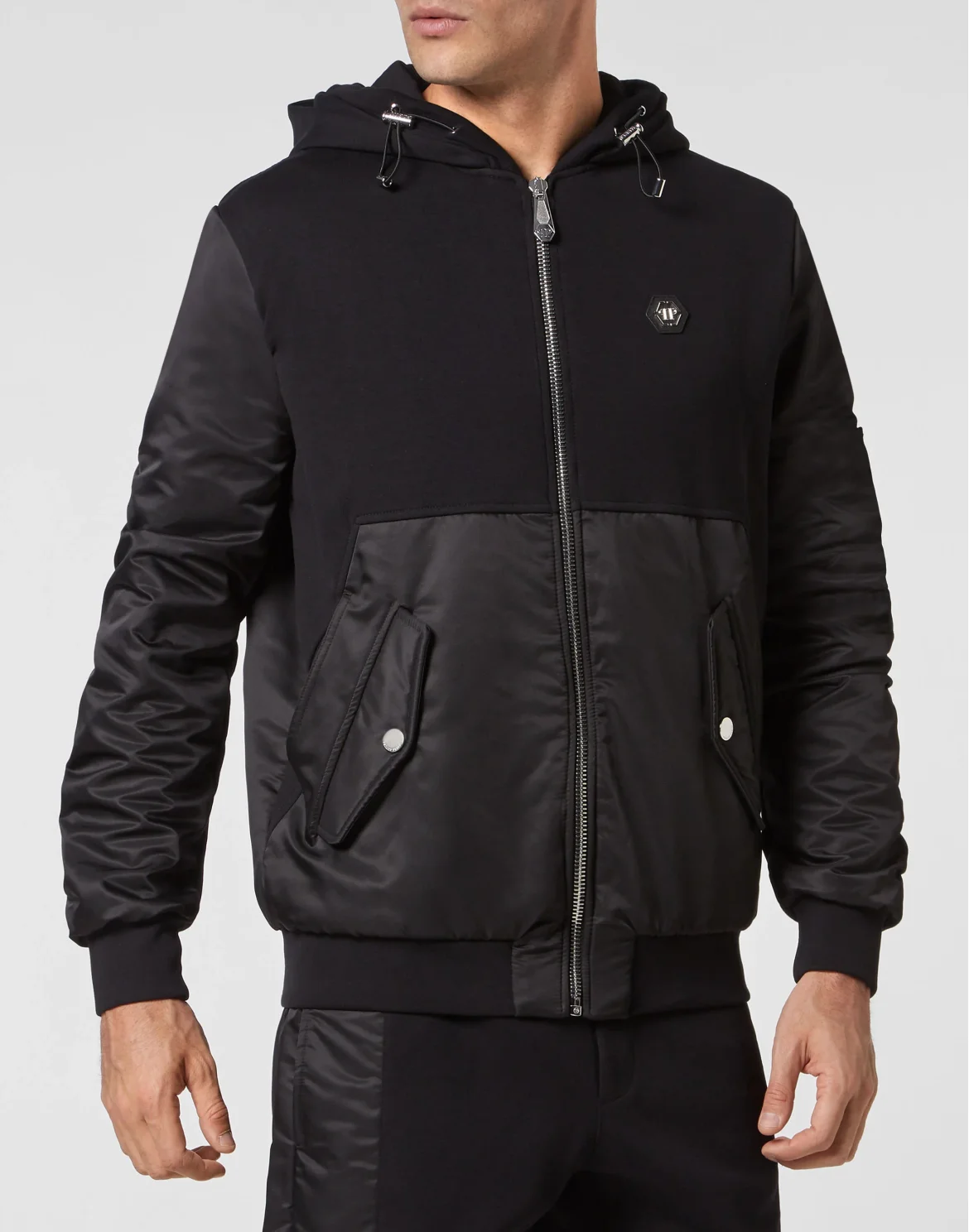 Tracksuit Top/Trousers Iconic Plein, цвет: Черный