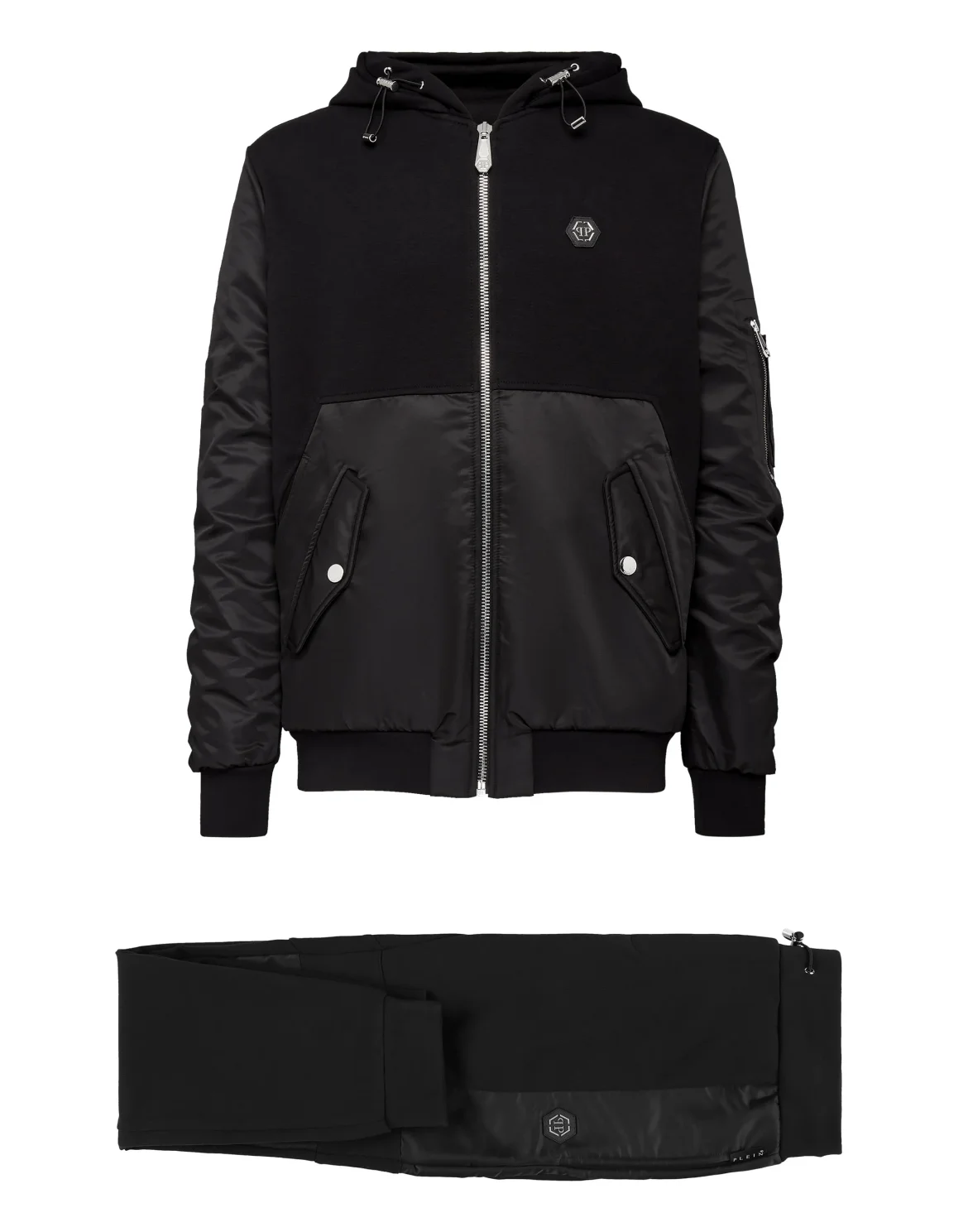 Tracksuit Top/Trousers Iconic Plein, цвет: Черный