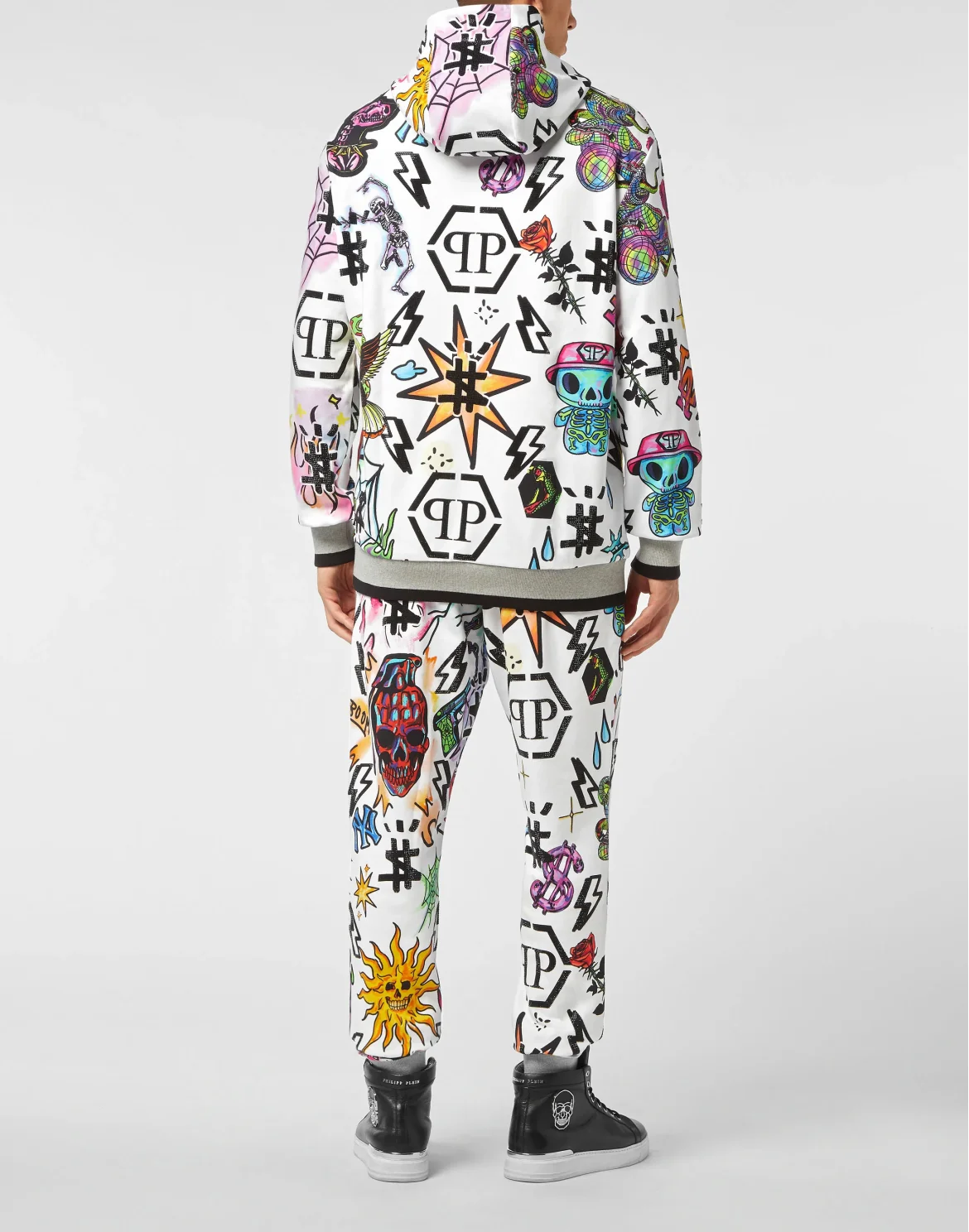 Tracksuit Top/Trousers Tattoo Monogram, цвет: Белый