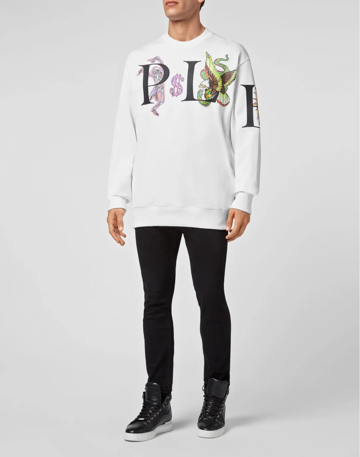 Sweatshirt LS Tattoo, цвет: Белый