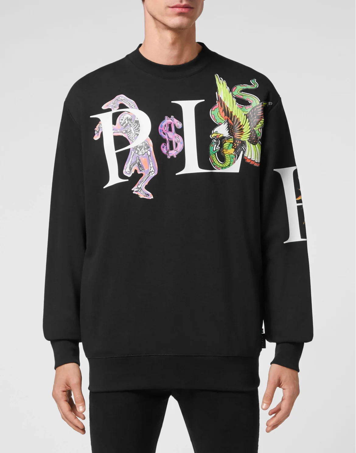Sweatshirt LS Tattoo, цвет: Черный