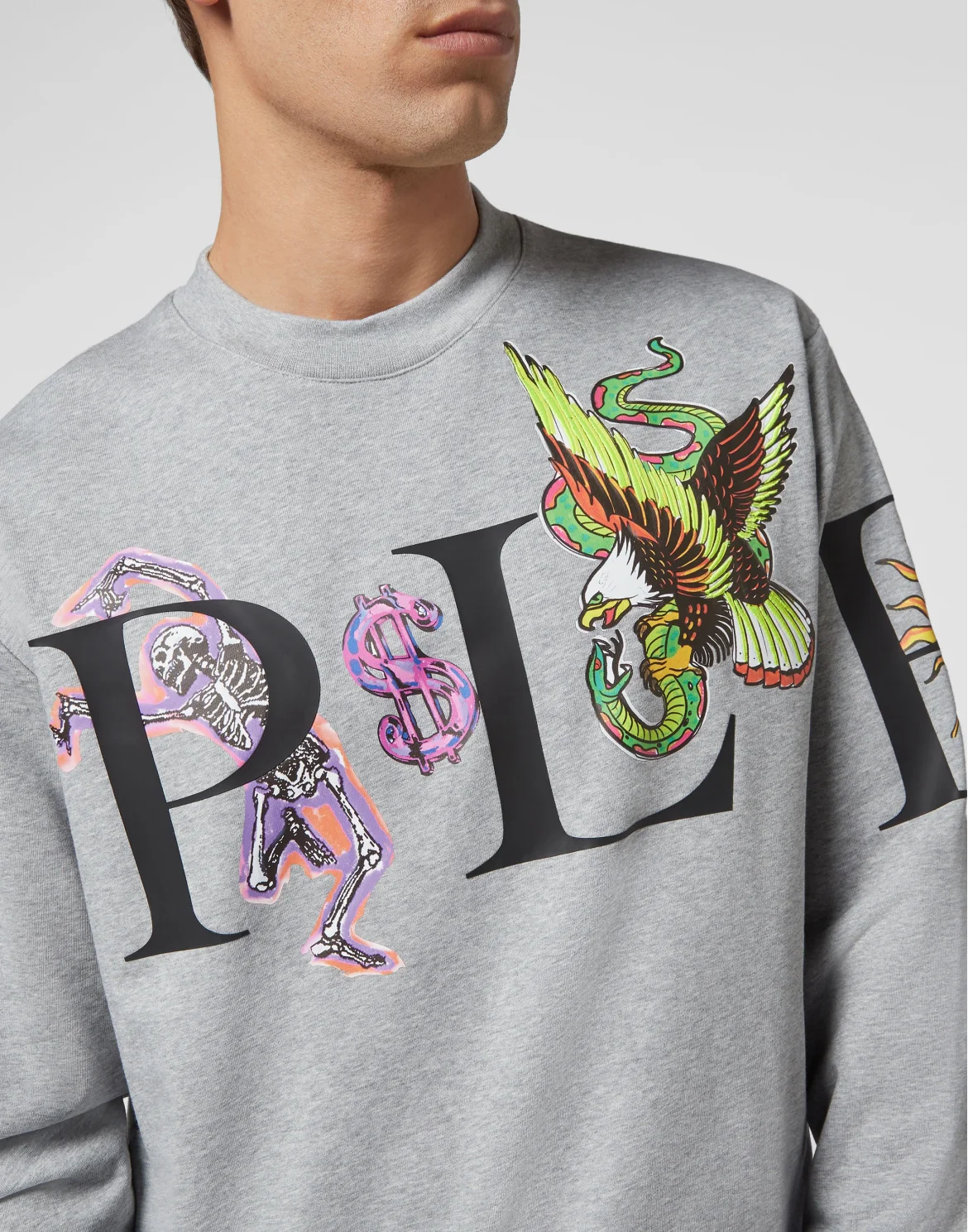 Sweatshirt LS Tattoo, цвет: Серый