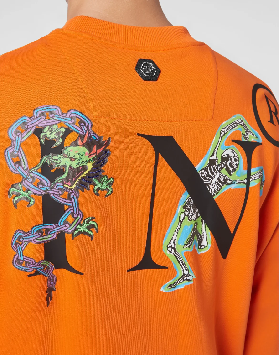 Sweatshirt LS Tattoo, цвет: Оранжевый