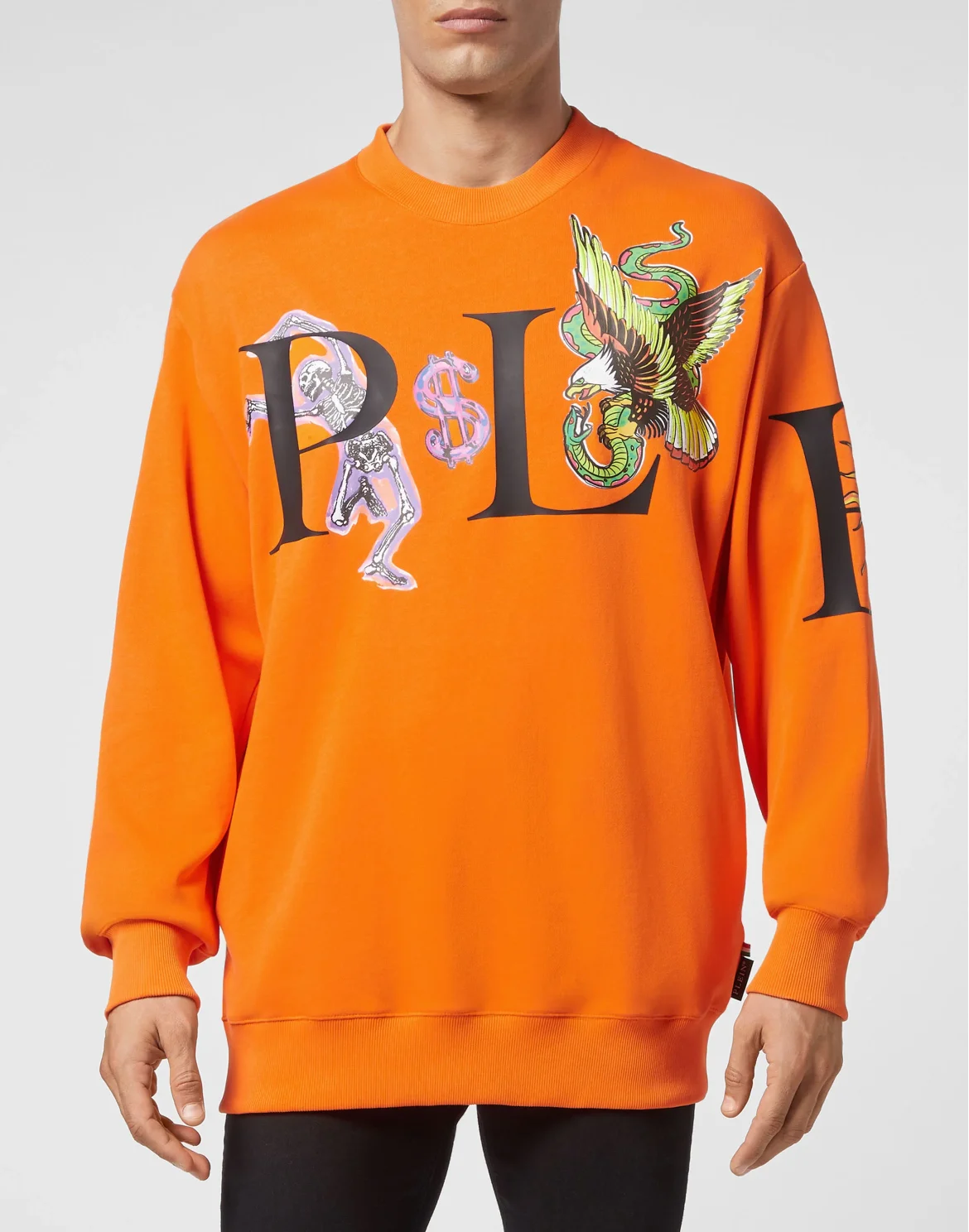 Sweatshirt LS Tattoo, цвет: Оранжевый