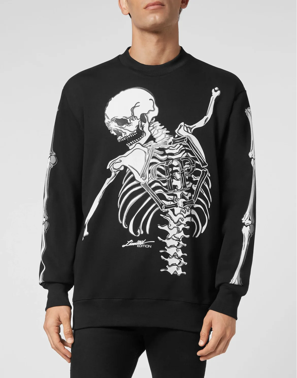 Sweatshirt LS Skeleton, цвет: Черный