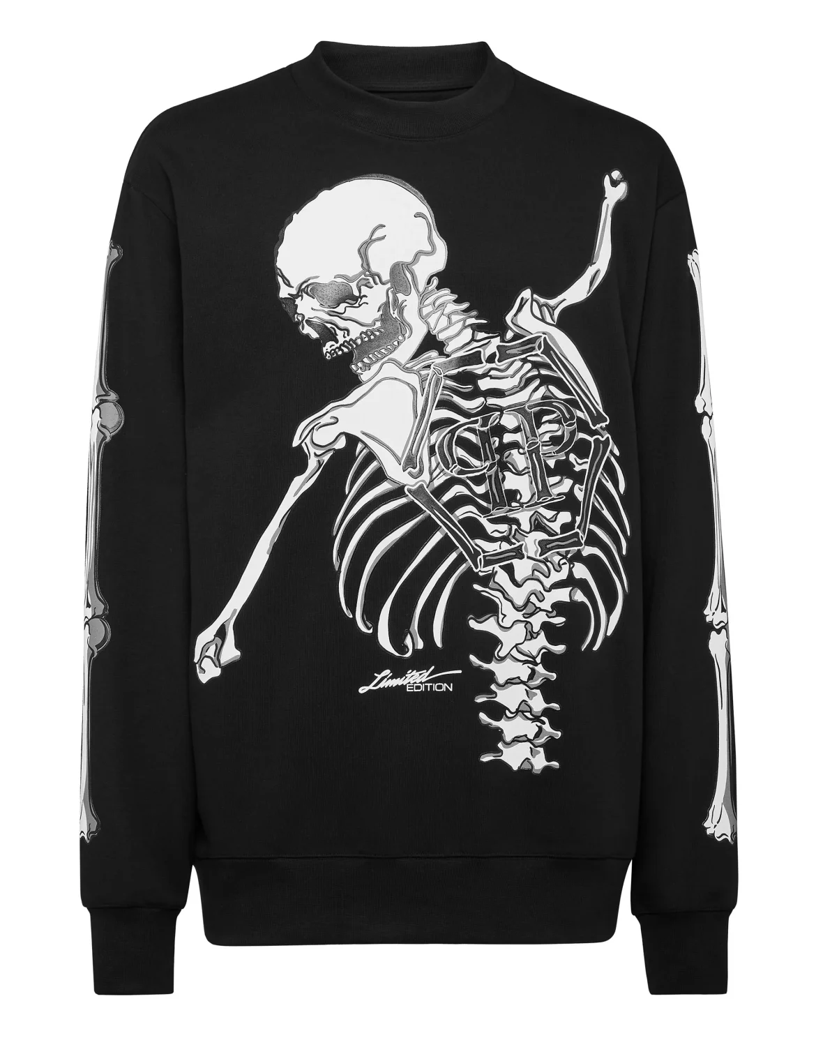 Sweatshirt LS Skeleton, цвет: Черный