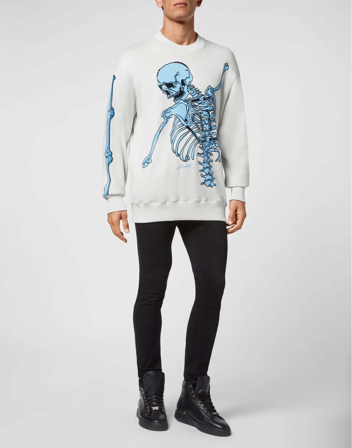 Sweatshirt LS Skeleton, цвет: Бежевый
