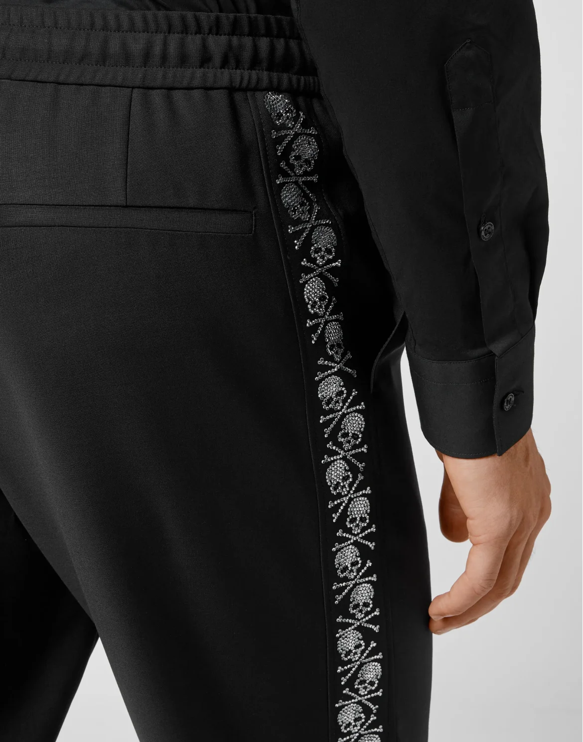 Jogging Trousers Skull strass, цвет: Черный