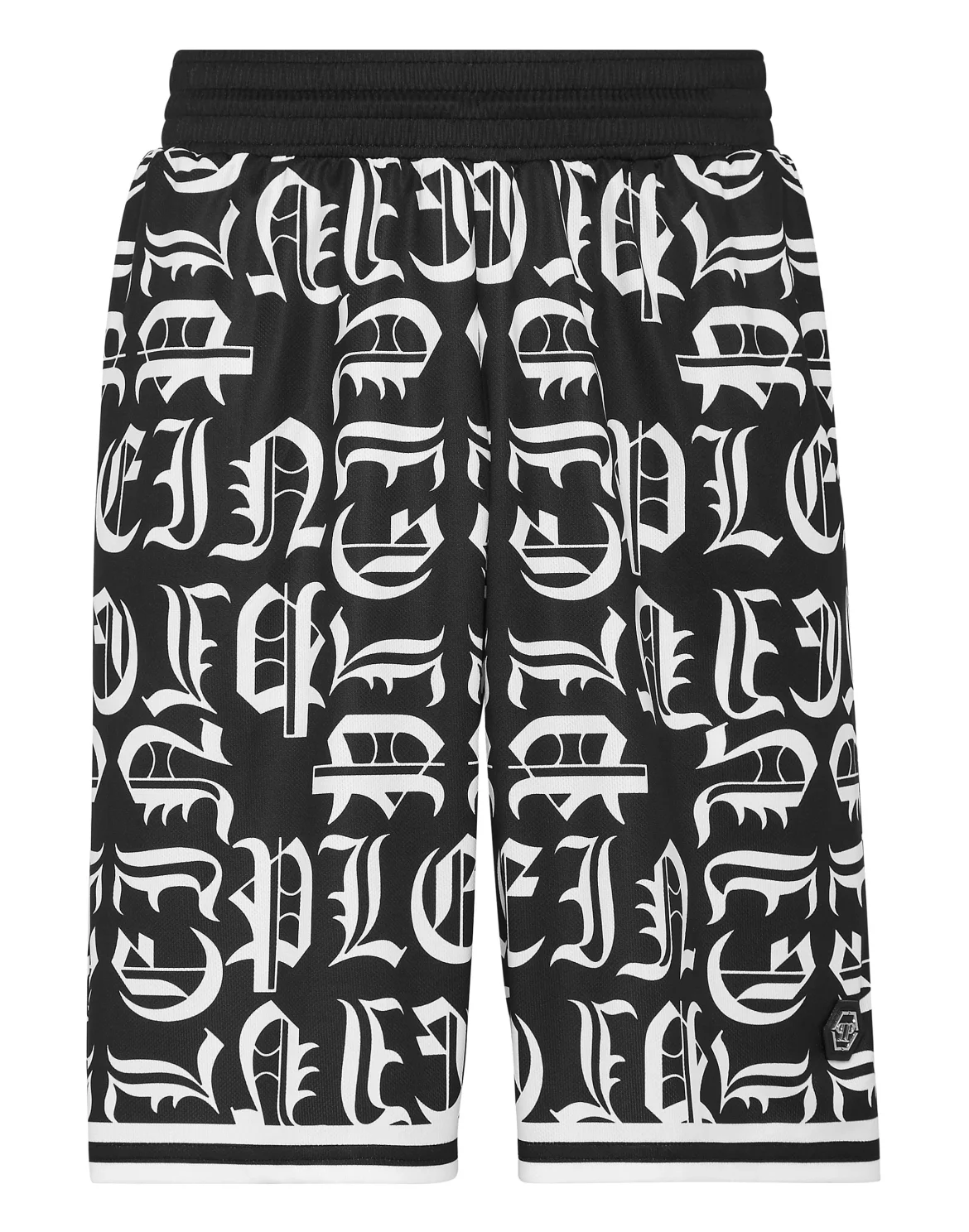 Basket Jogging Shorts Gothic Plein, цвет: Черный