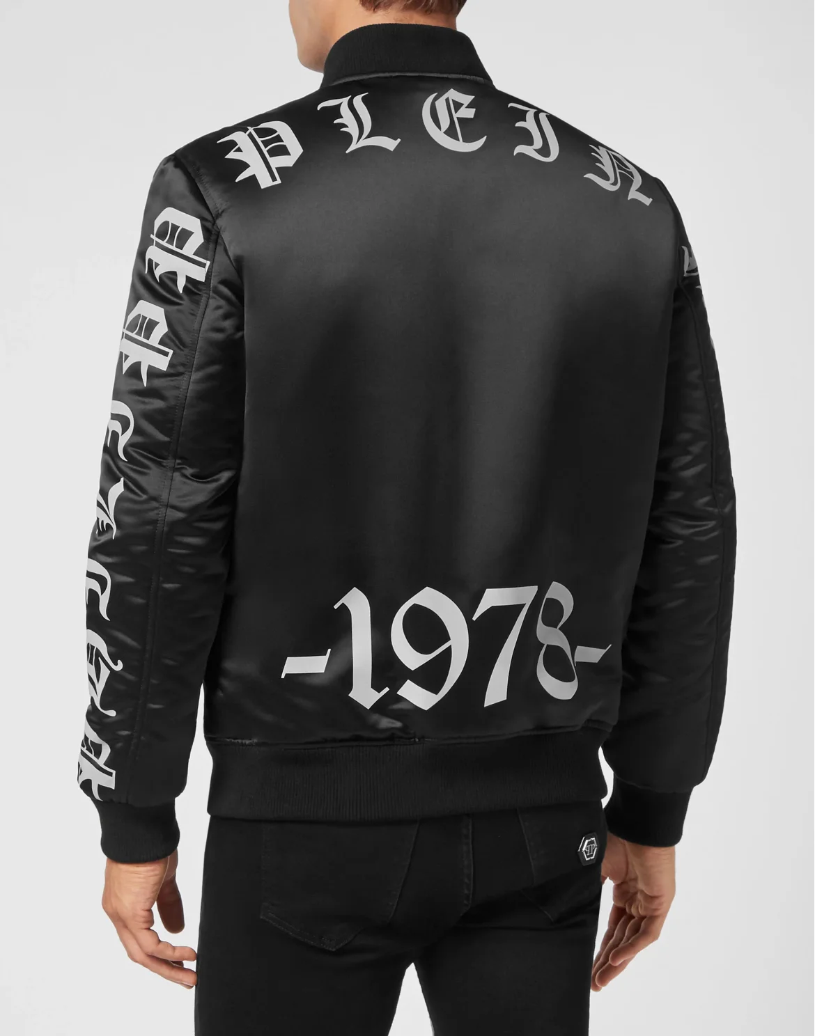 Satin Top Gun Bomber Hexagon, цвет: Черный