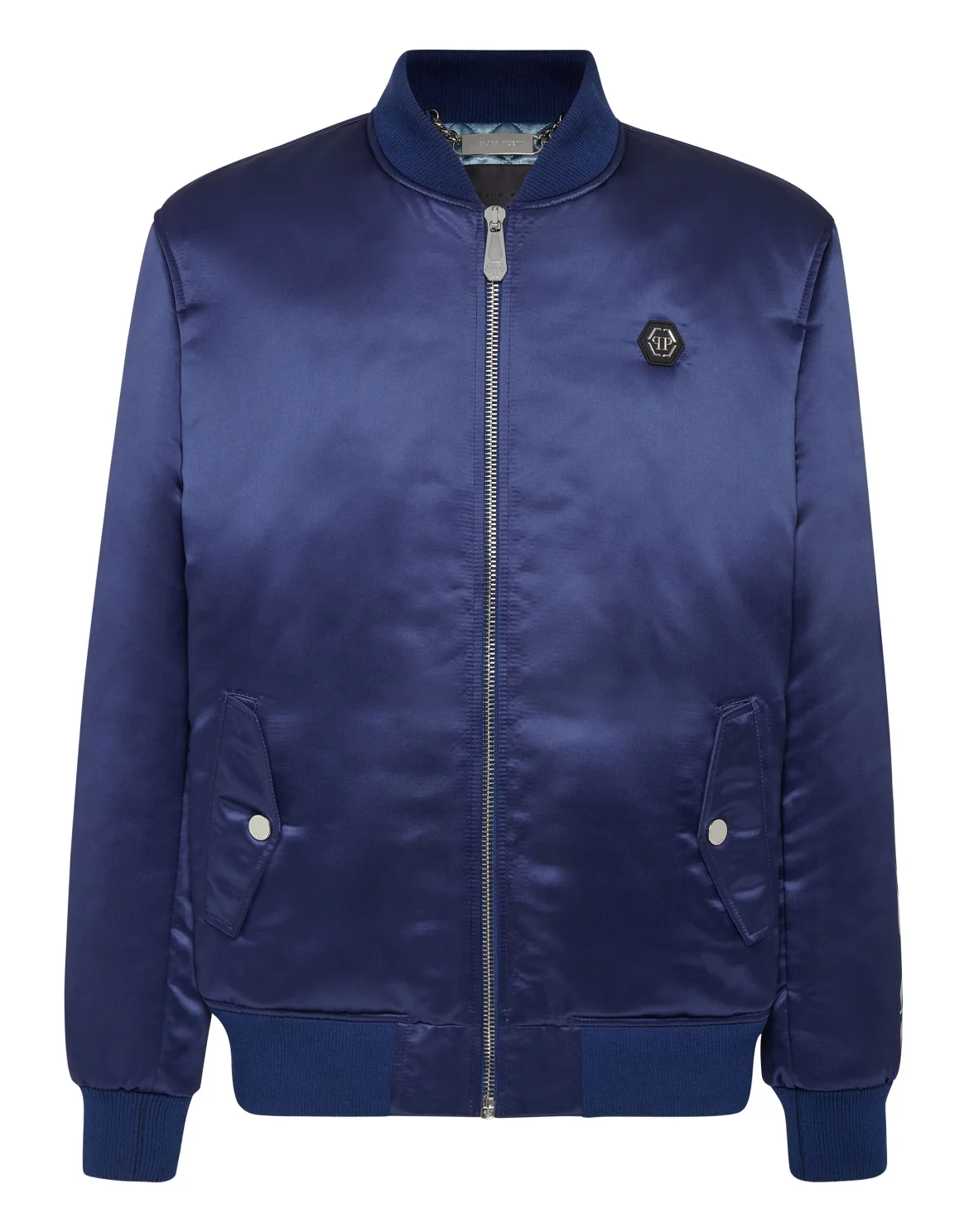 Satin Top Gun Bomber Hexagon, цвет: Синий