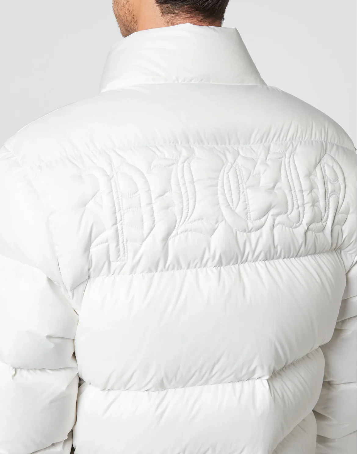 Nylon Oversize Jacket Skull, цвет: Белый