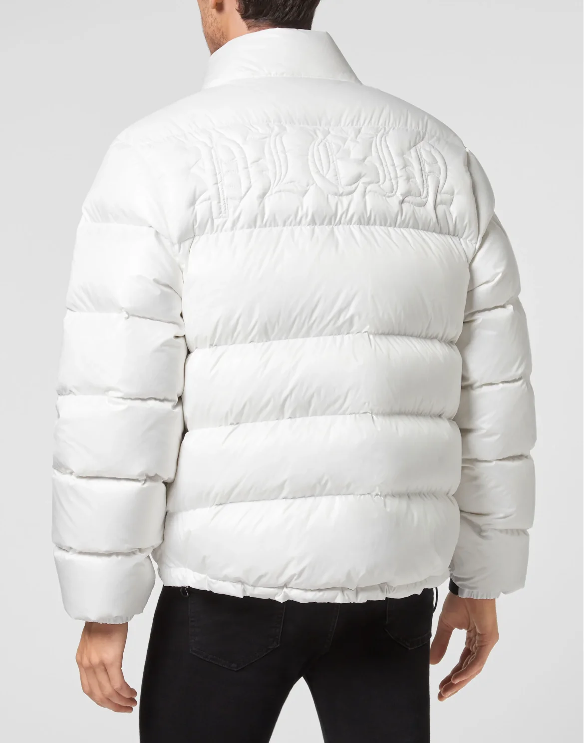 Nylon Oversize Jacket Skull, цвет: Белый