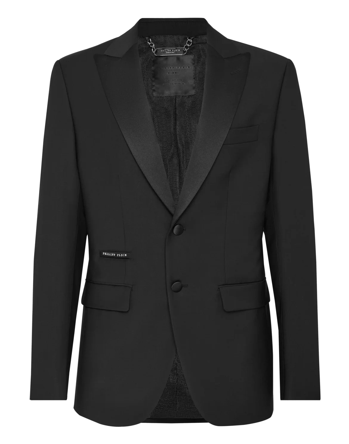 Wool Blazer Gigolò fit Skull strass with Crystals, цвет: Черный