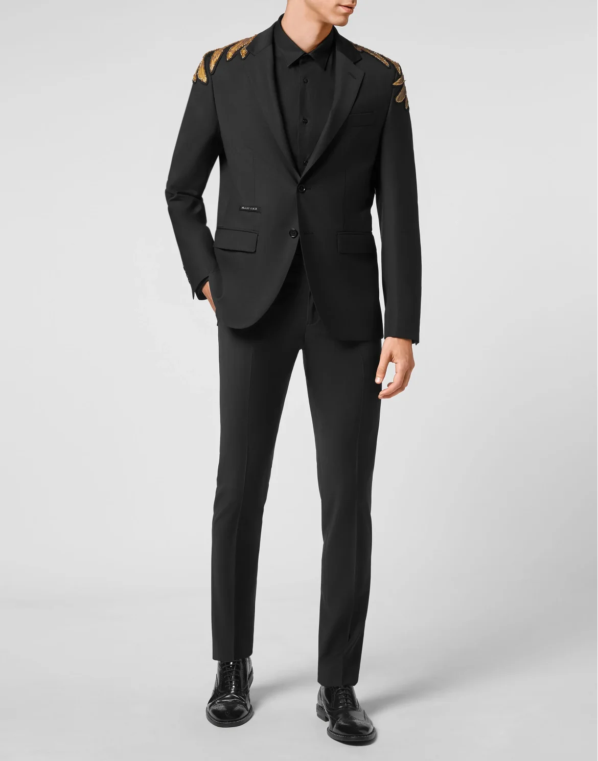 Wool Blazer Gigolò fit Golden Eagle, цвет: Черный