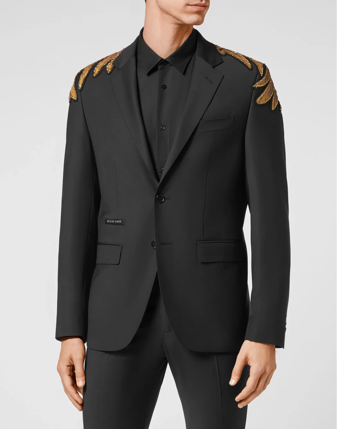 Wool Blazer Gigolò fit Golden Eagle, цвет: Черный