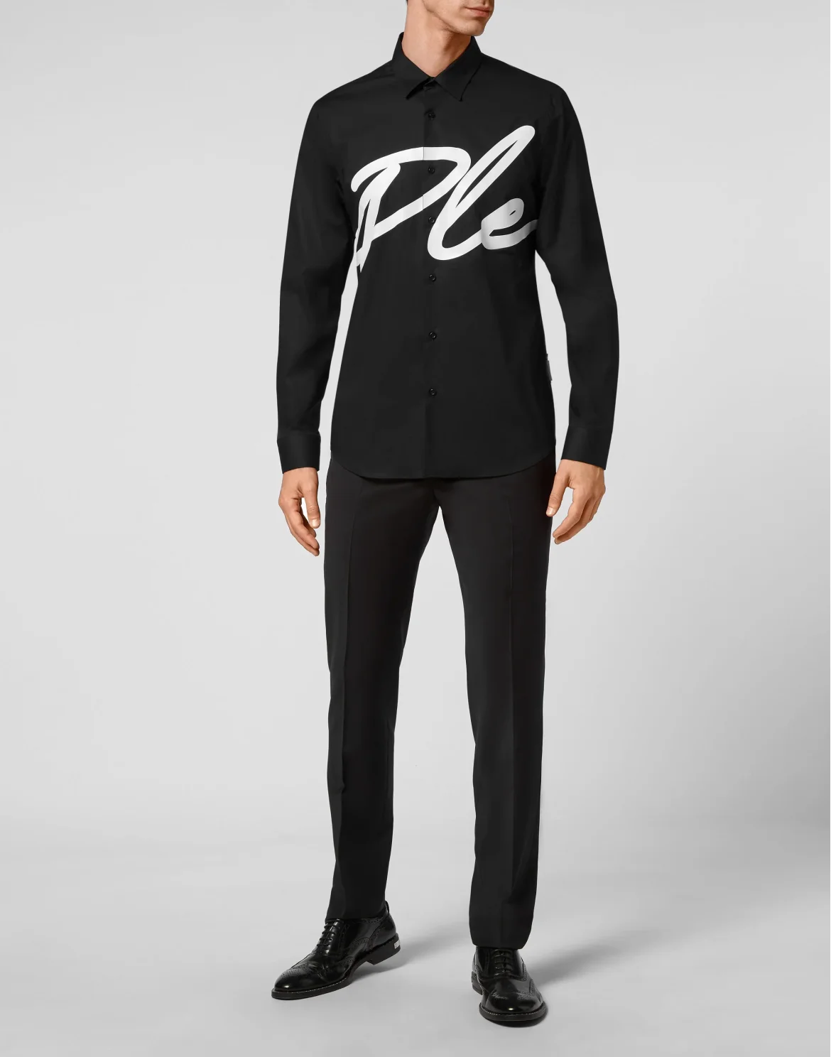 Cotton Shirt Playboy Cut LS Signature Edition, цвет: Черный