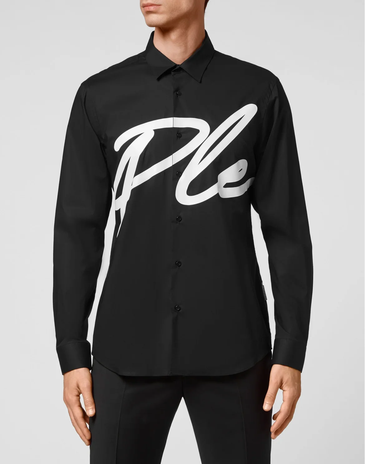 Cotton Shirt Playboy Cut LS Signature Edition, цвет: Черный