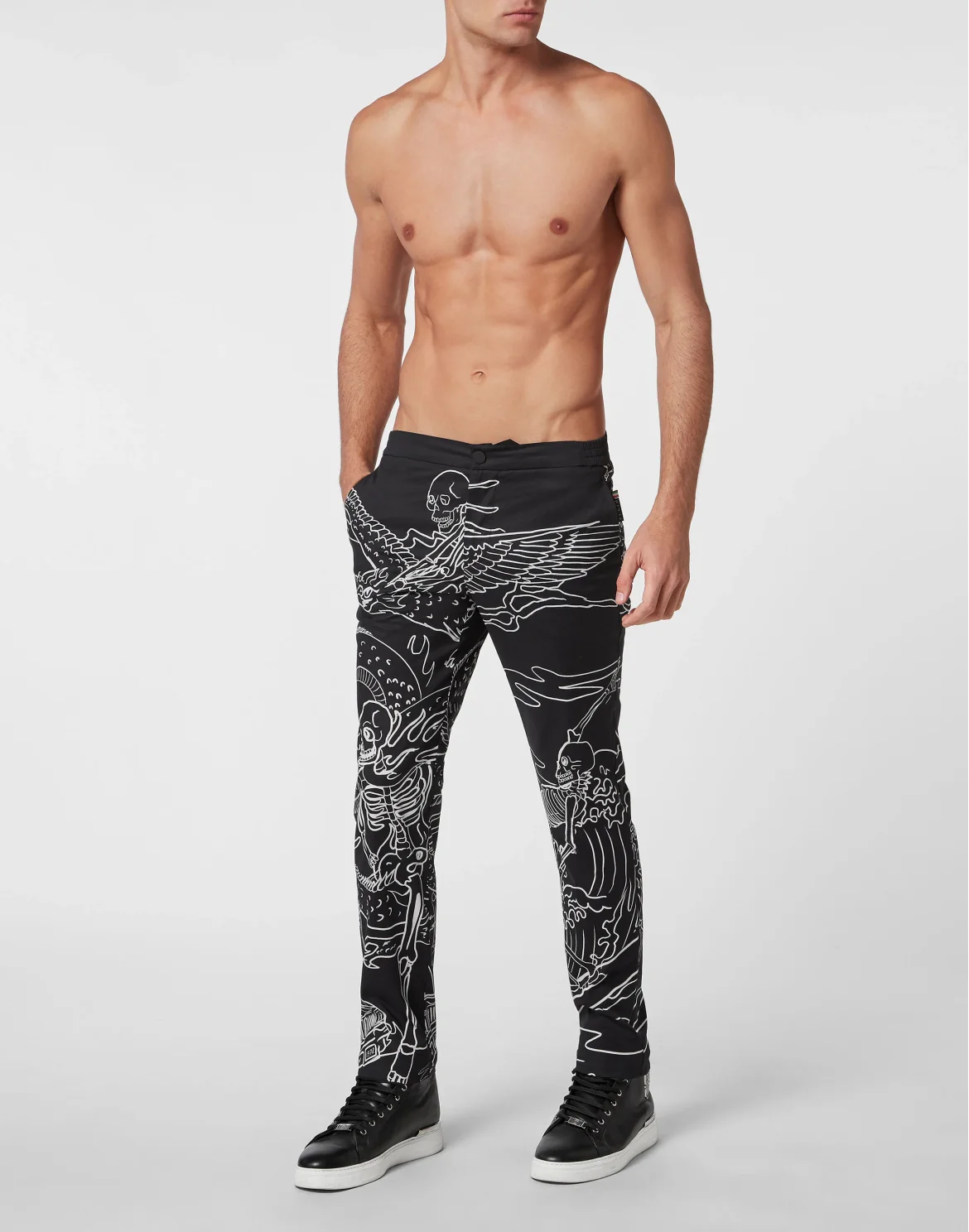 Cotton Golf Jogging Trousers, цвет: Черный