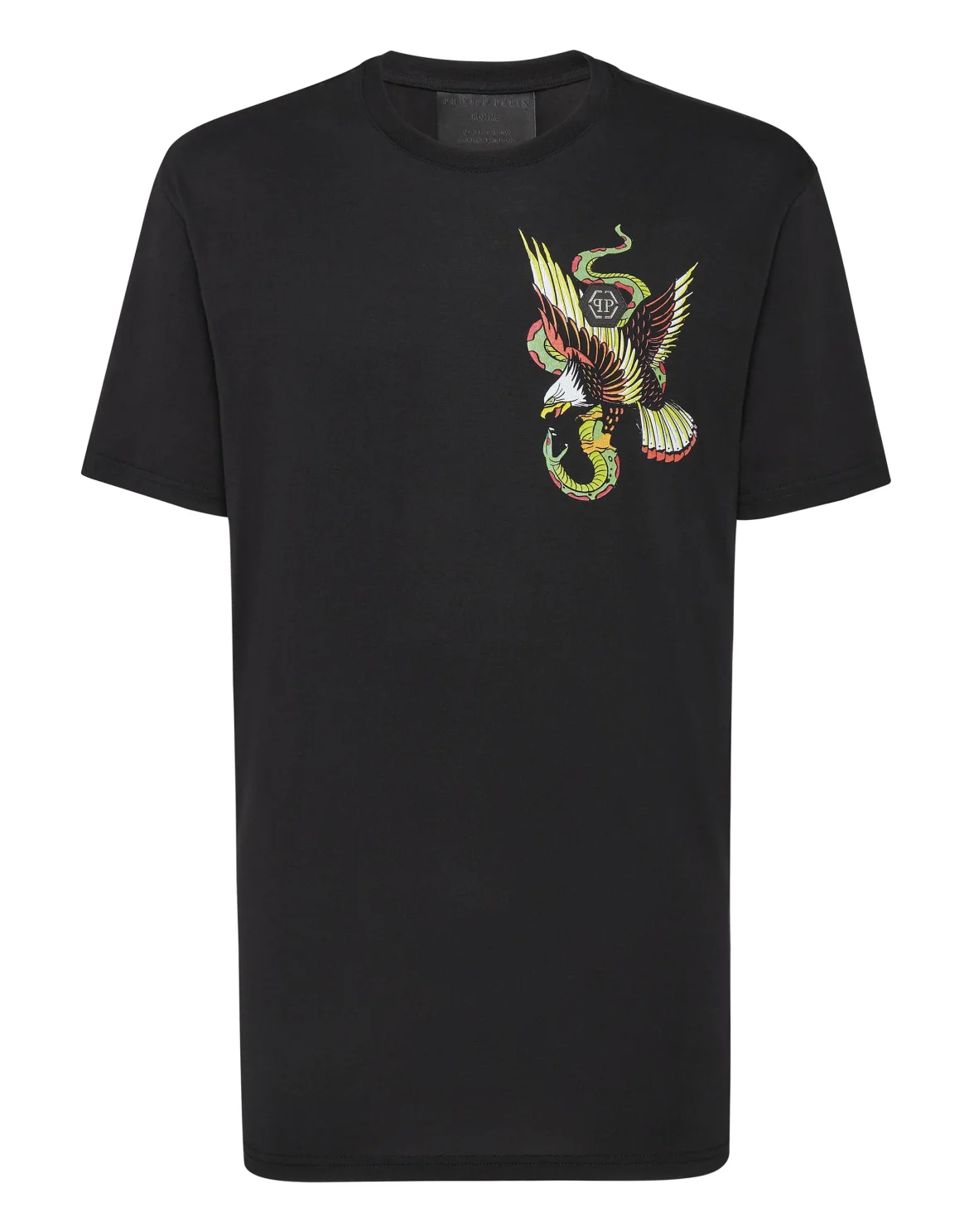 T-shirt Round Neck SS Stones Gothic Plein, цвет: Черный