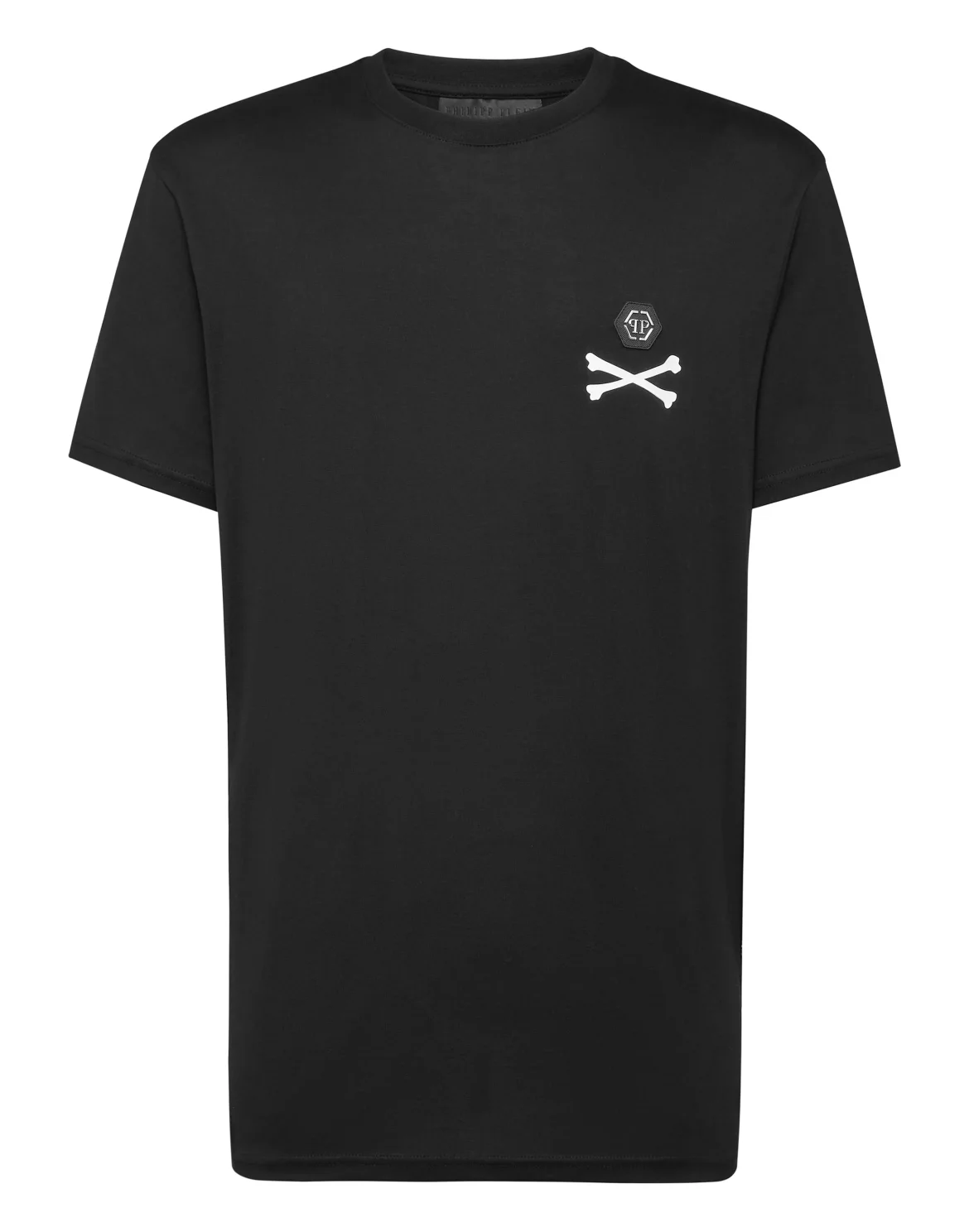 T-shirt Round Neck SS Skeleton with Crystals, цвет: Черный