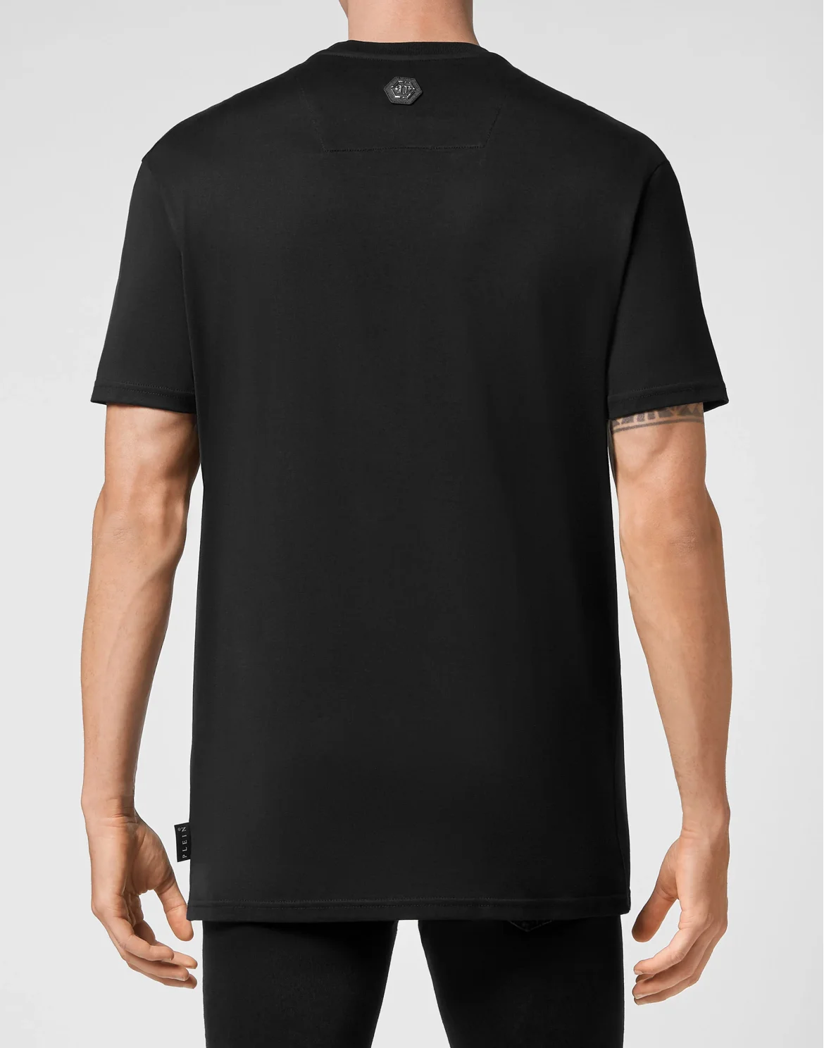T-shirt Round Neck SS Skull with Crystals, цвет: Черный