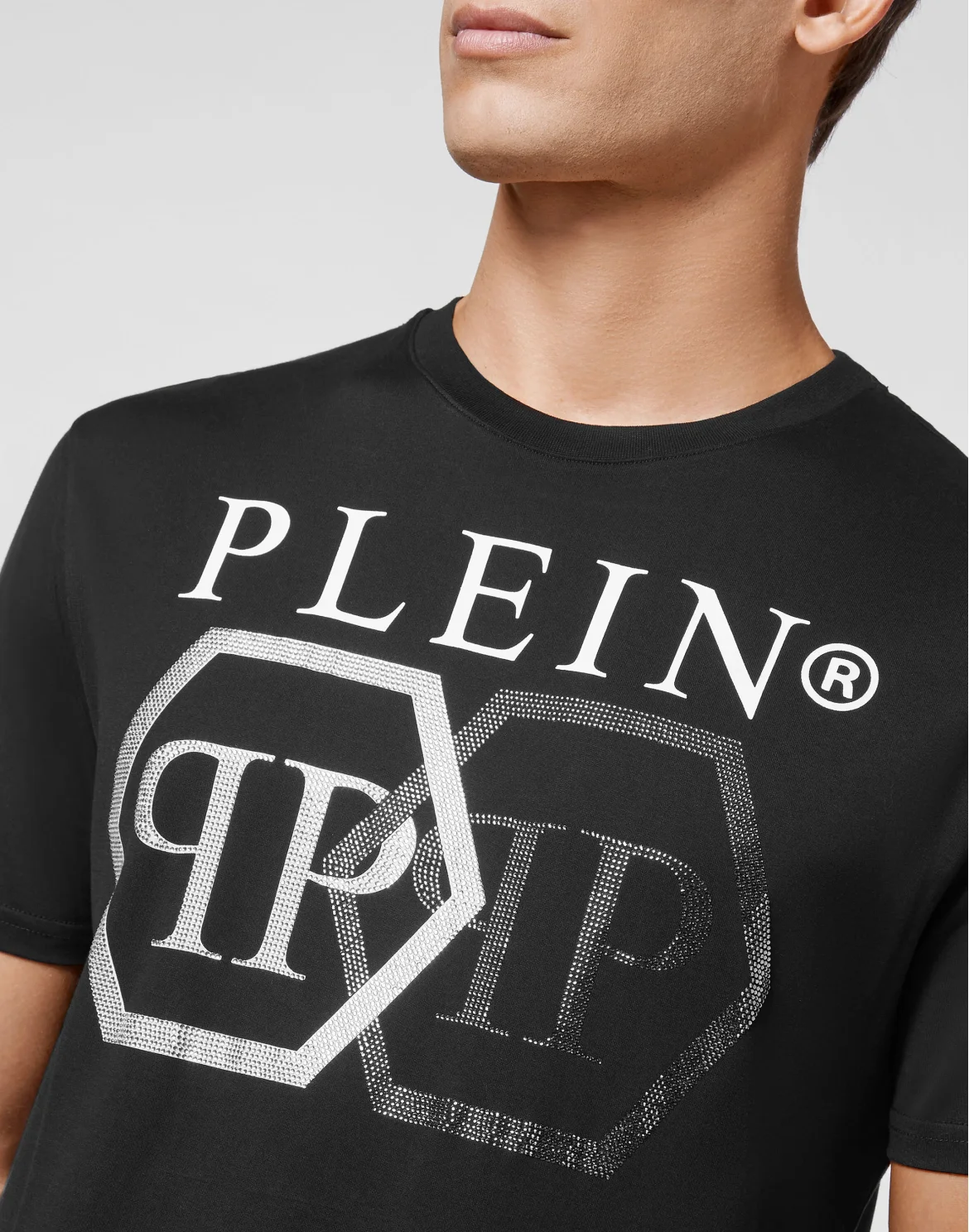 T-shirt Round Neck SS Stones Hexagon, цвет: Черный