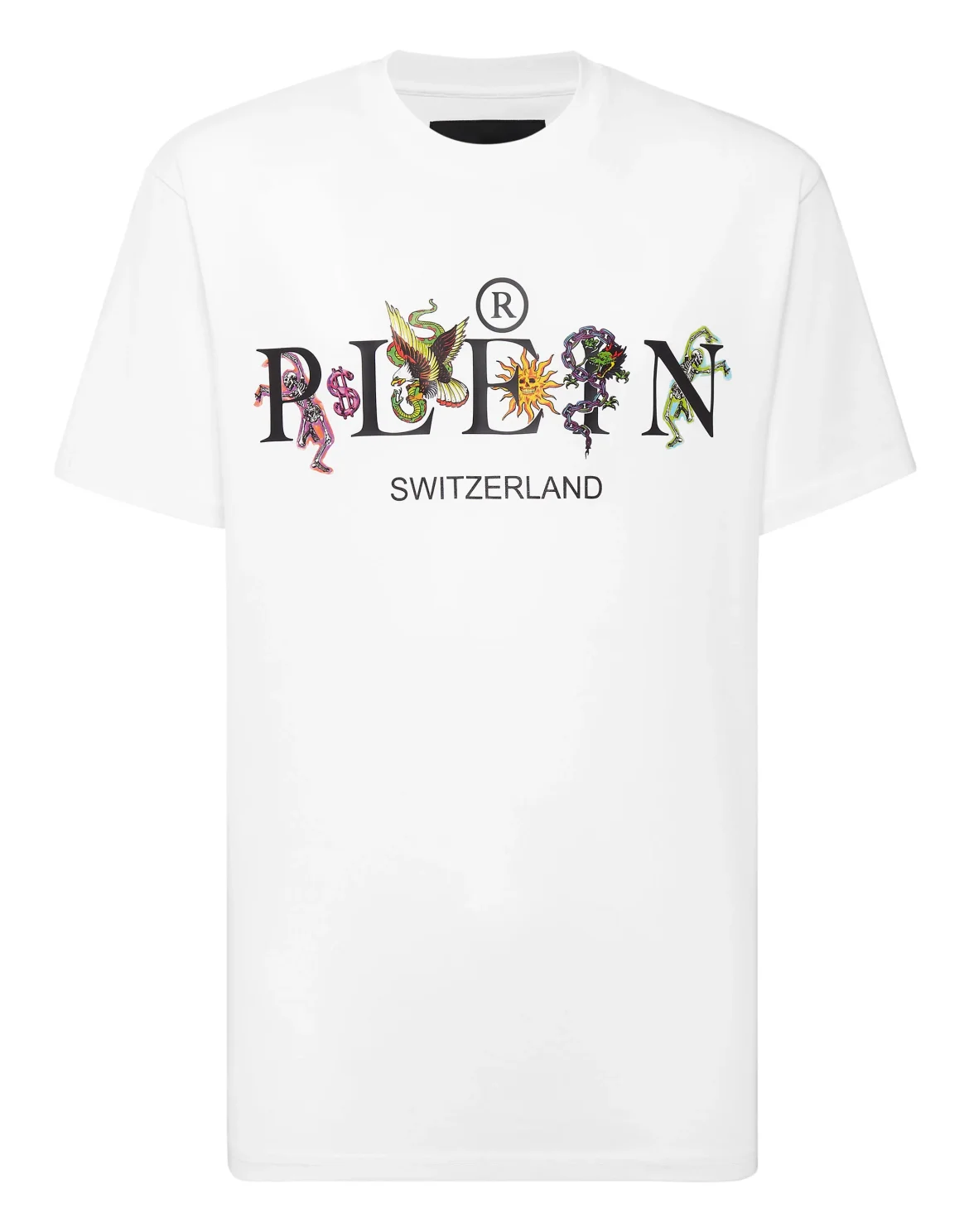 Jersey T-shirt Round Neck SS Tattoo, цвет: Белый