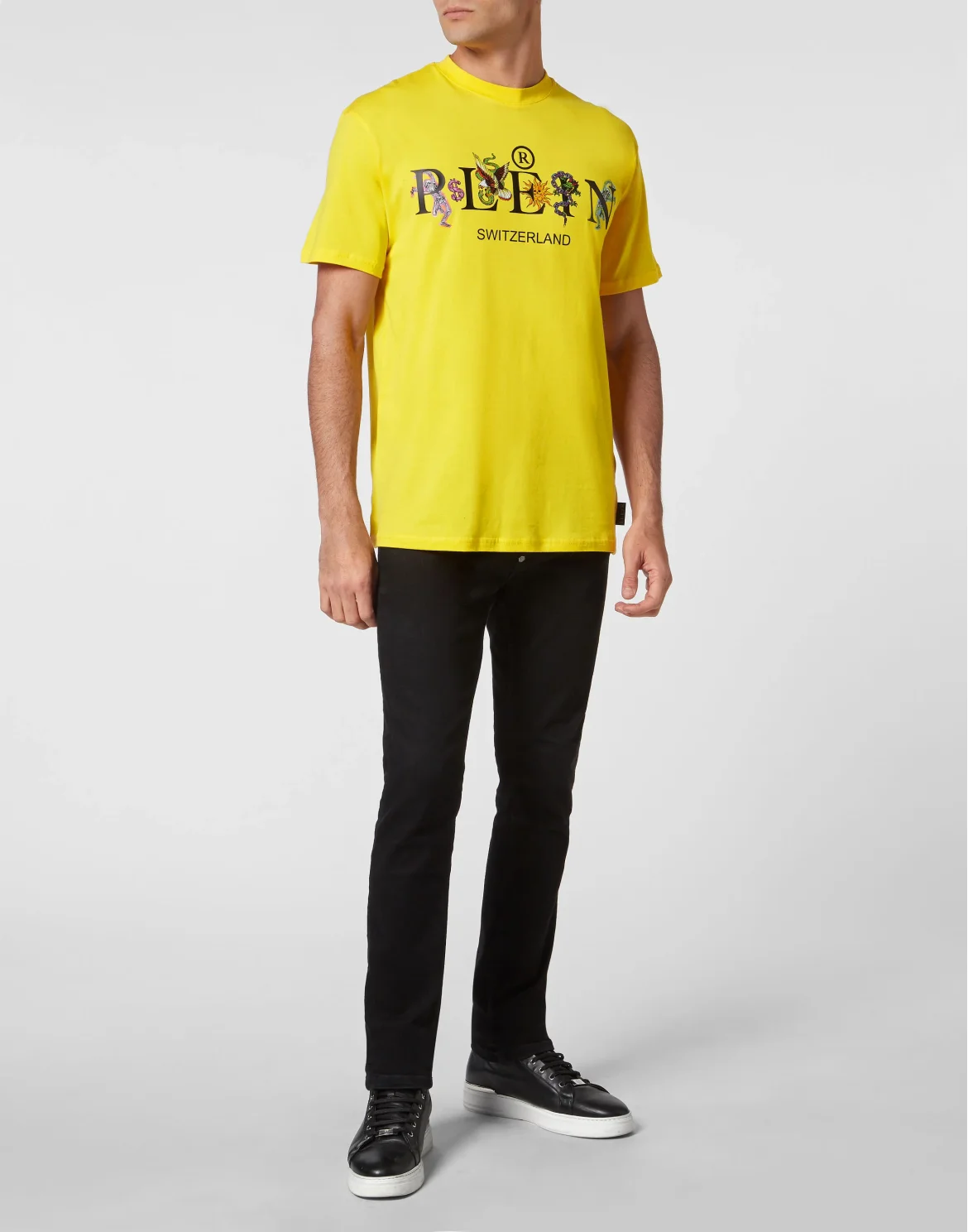 Jersey T-shirt Round Neck SS Tattoo, цвет: Желтый