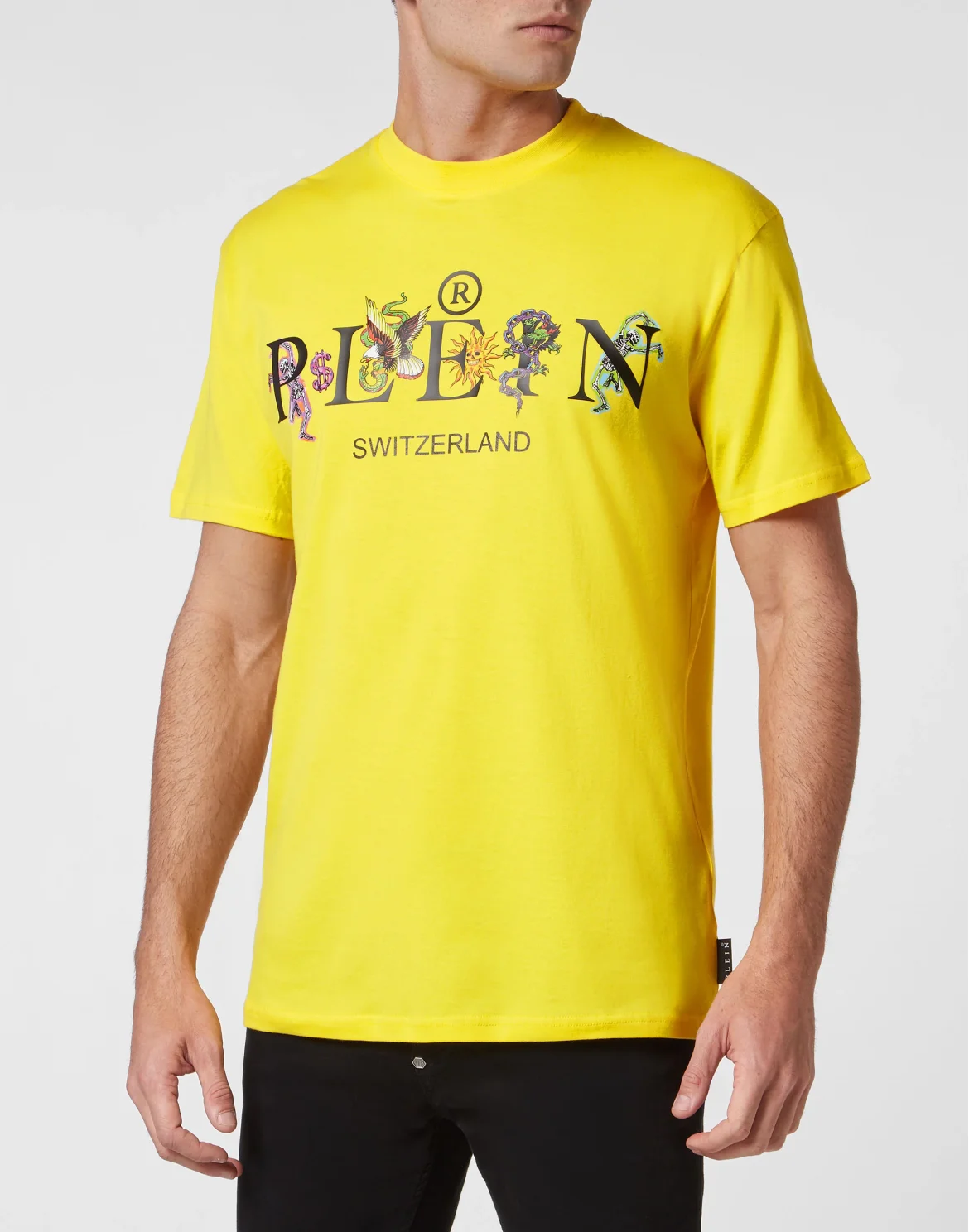 Jersey T-shirt Round Neck SS Tattoo, цвет: Желтый
