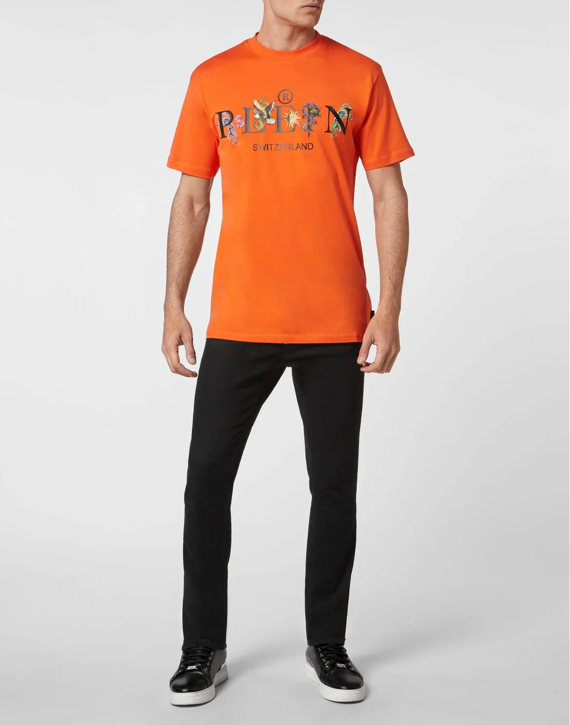 Jersey T-shirt Round Neck SS Tattoo, цвет: Оранжевый