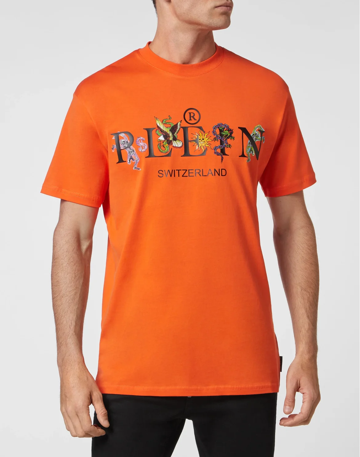 Jersey T-shirt Round Neck SS Tattoo, цвет: Оранжевый