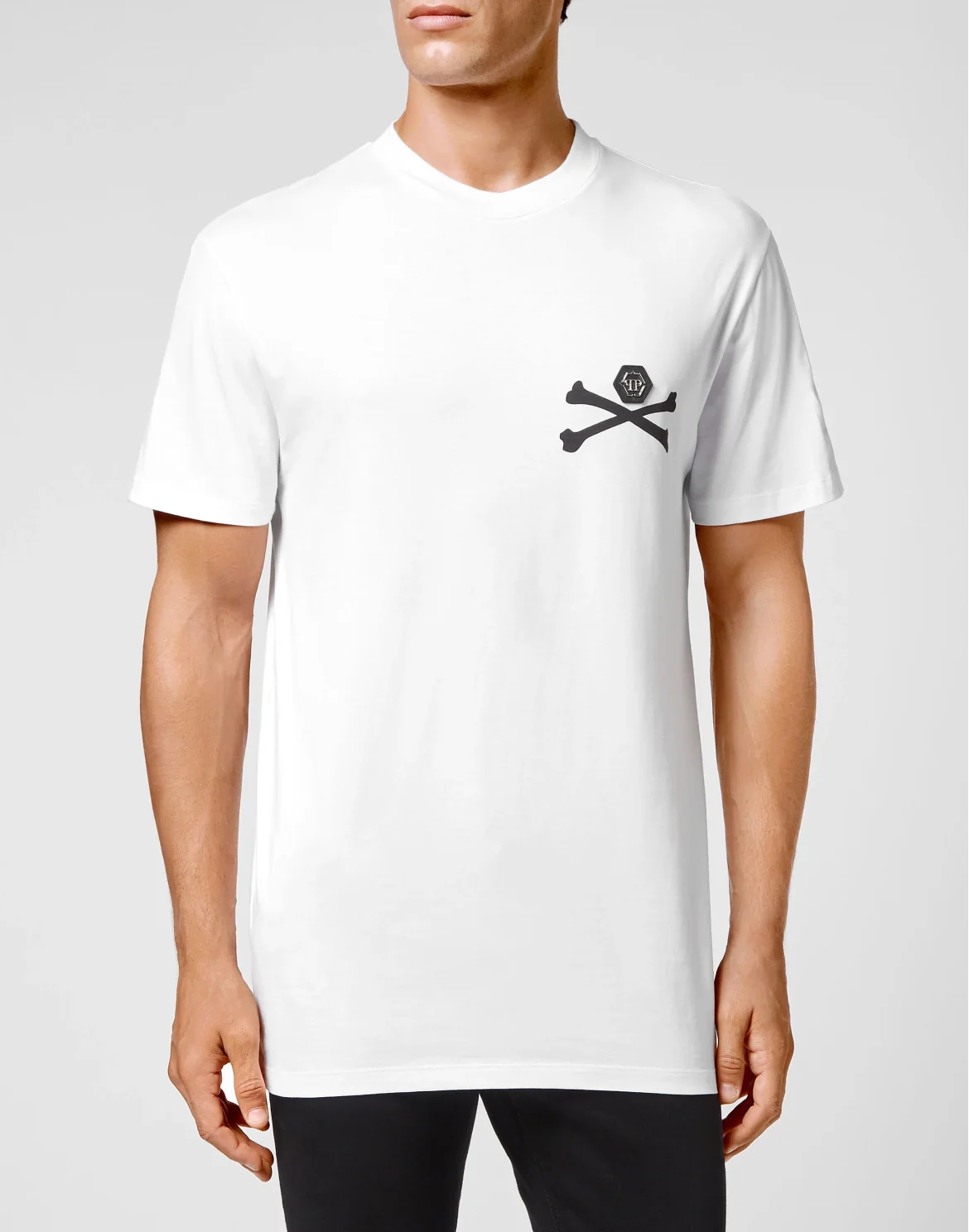 Jersey T-shirt Round Neck SS Skeleton, цвет: Белый