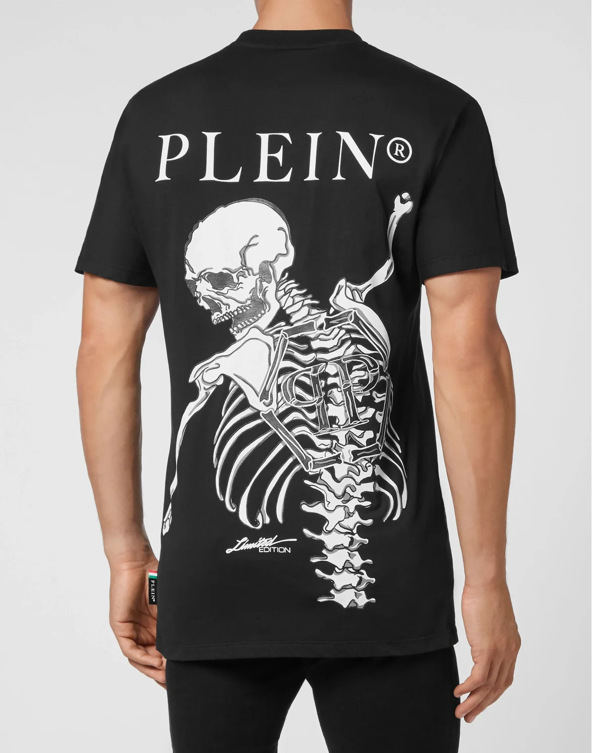 Jersey T-shirt Round Neck SS Skeleton, цвет: Черный