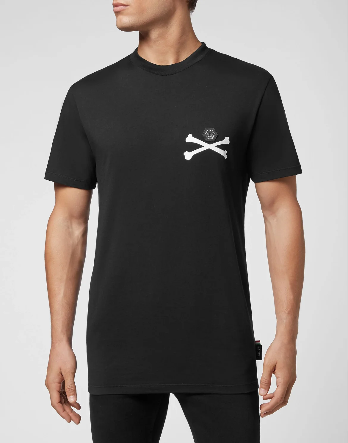 Jersey T-shirt Round Neck SS Skeleton, цвет: Черный